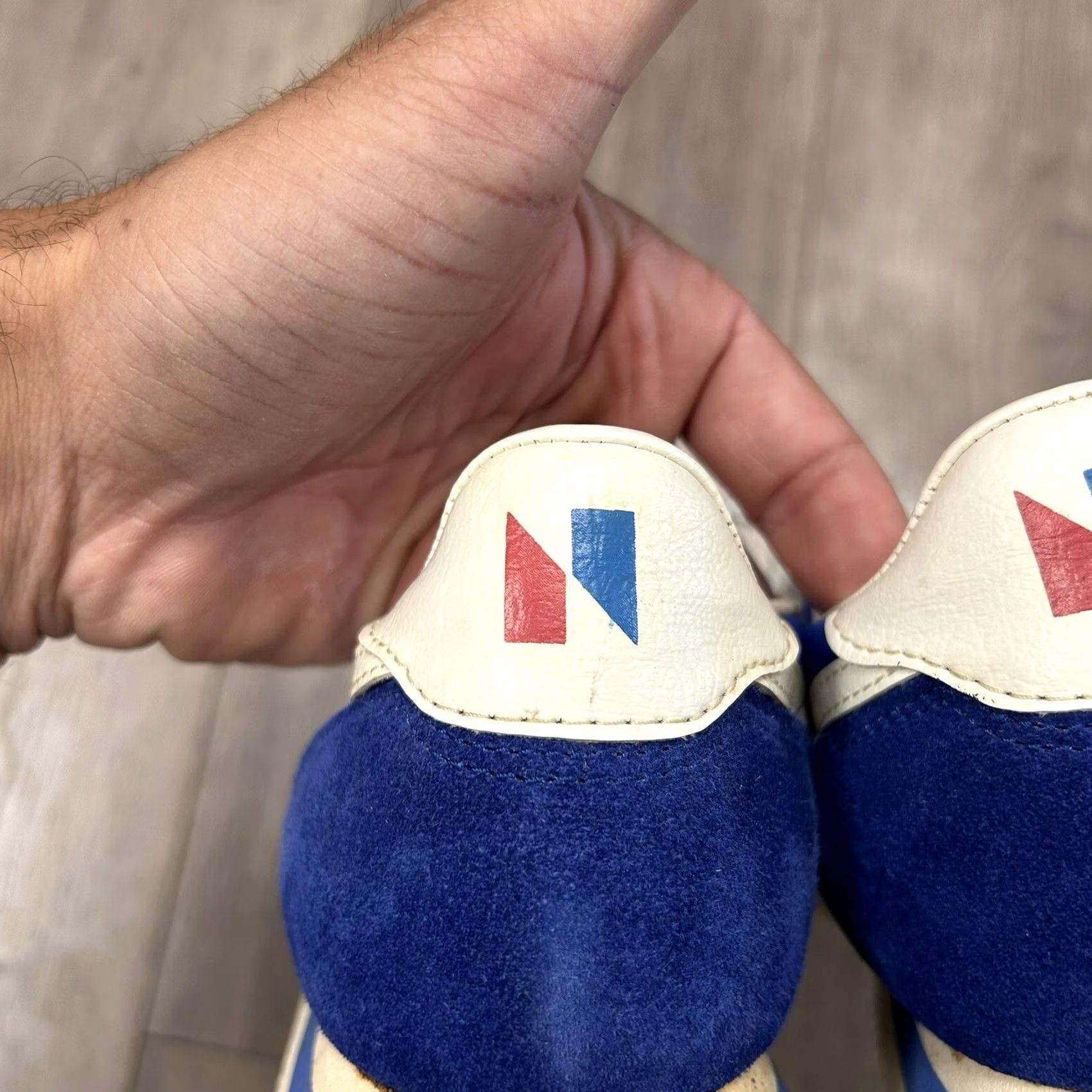 Nike VINTAGE Nike Cortez Blue Made In Taiwan 1980s NBC Sports 10.5 Mens Size US 11 / EU 44 - 5 Thumbnail