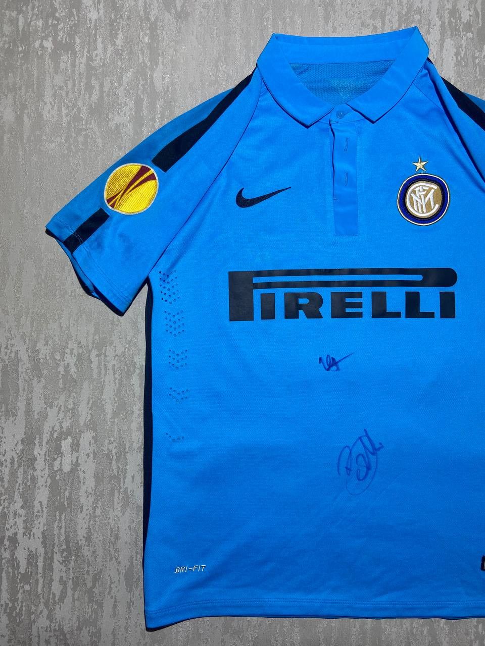 Nike Ranocchia Nike Inter Player Issue jersey Europa League 2014 Size US L / EU 52-54 / 3 - 3 Thumbnail
