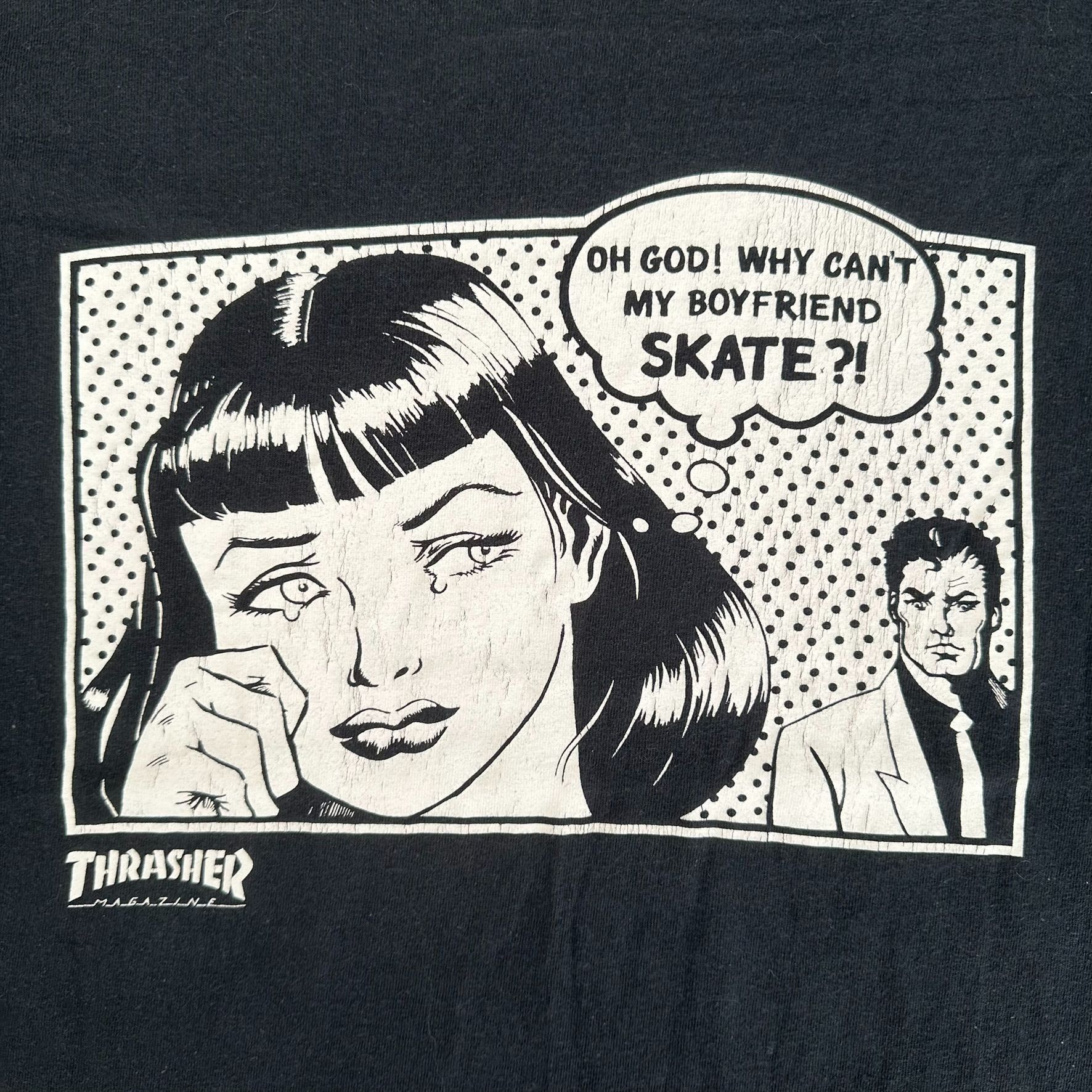 Thrasher Vintage Y2K Thrasher Boyfriend T-Shirt Skater Comic Tee Size US S / EU 44-46 / 1 - 3 Thumbnail