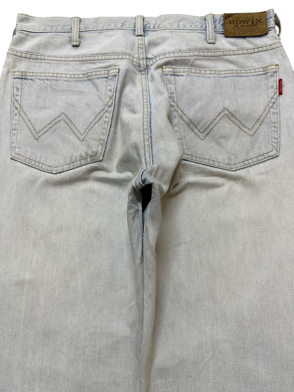 Edwin Vintage Edwin US Classic Faded Distressed Loose Jeans Size US 33 - 5 Thumbnail