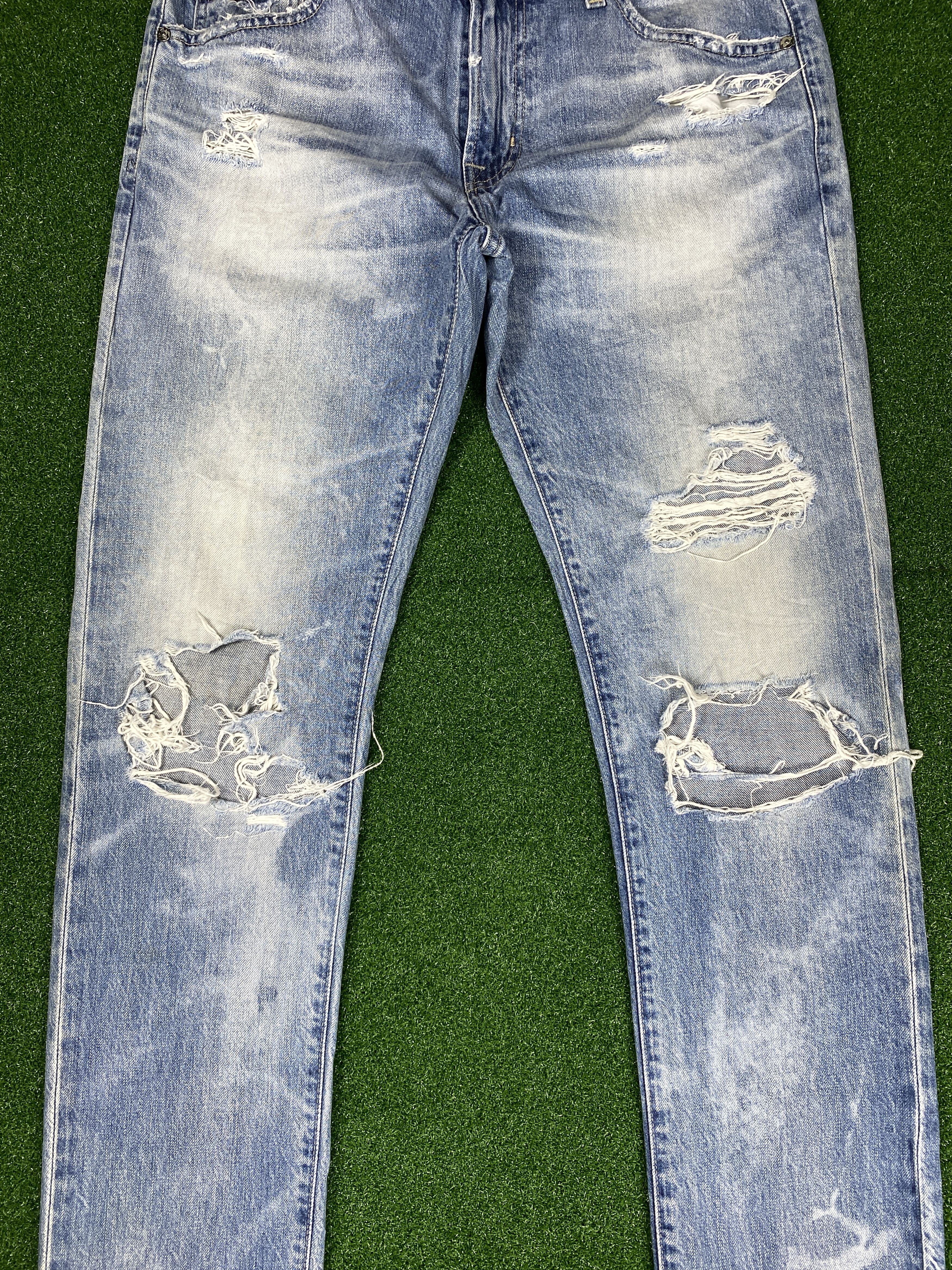 AG Adriano Goldschmied AG Adriano Goldschmied Distressed Jeans CP0029 Size US 34 / EU 50 - 3 Thumbnail