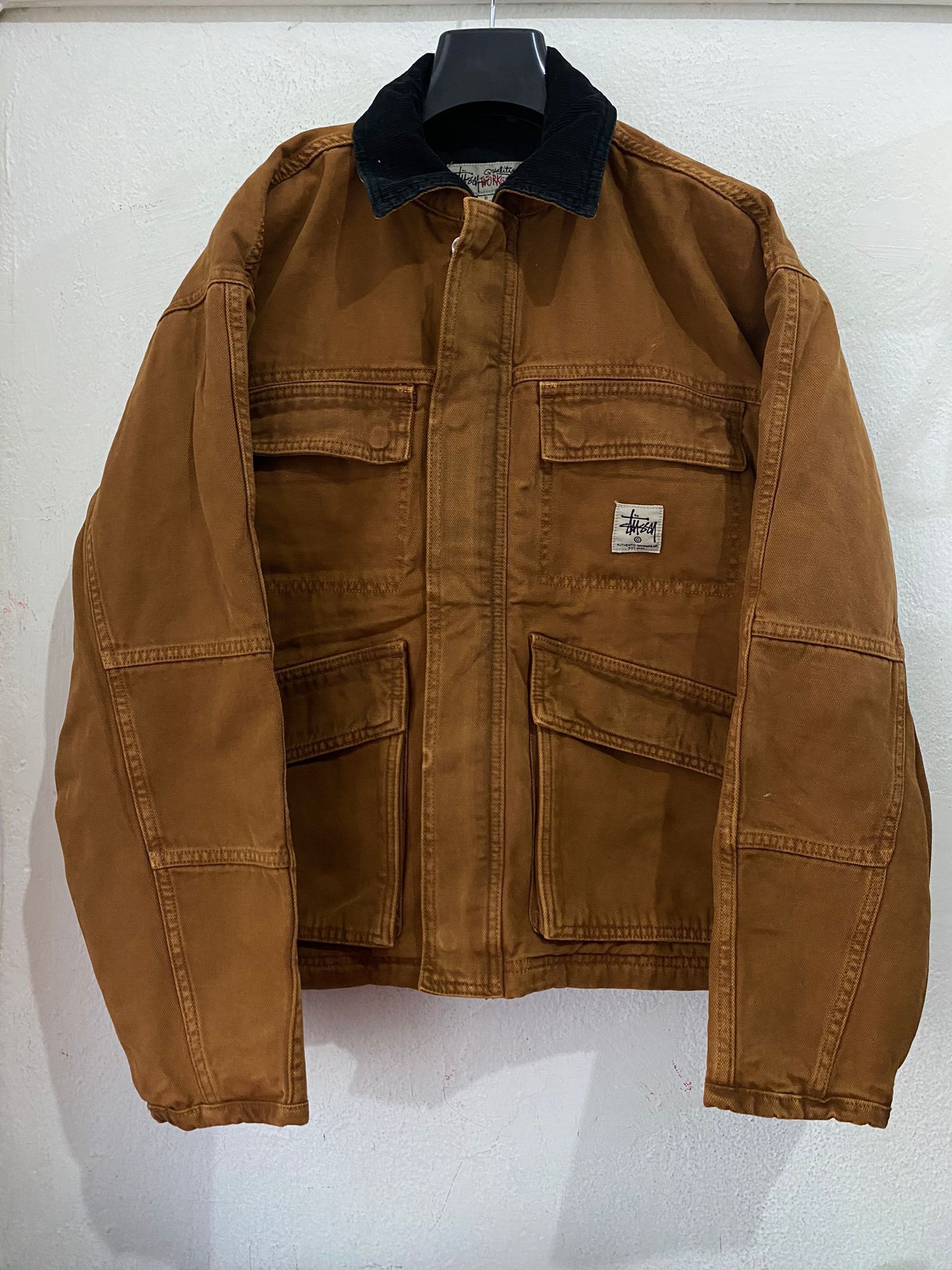 Stussy Washed Canvas Shop Jacket Size US S / EU 44-46 / 1 - 8 Thumbnail