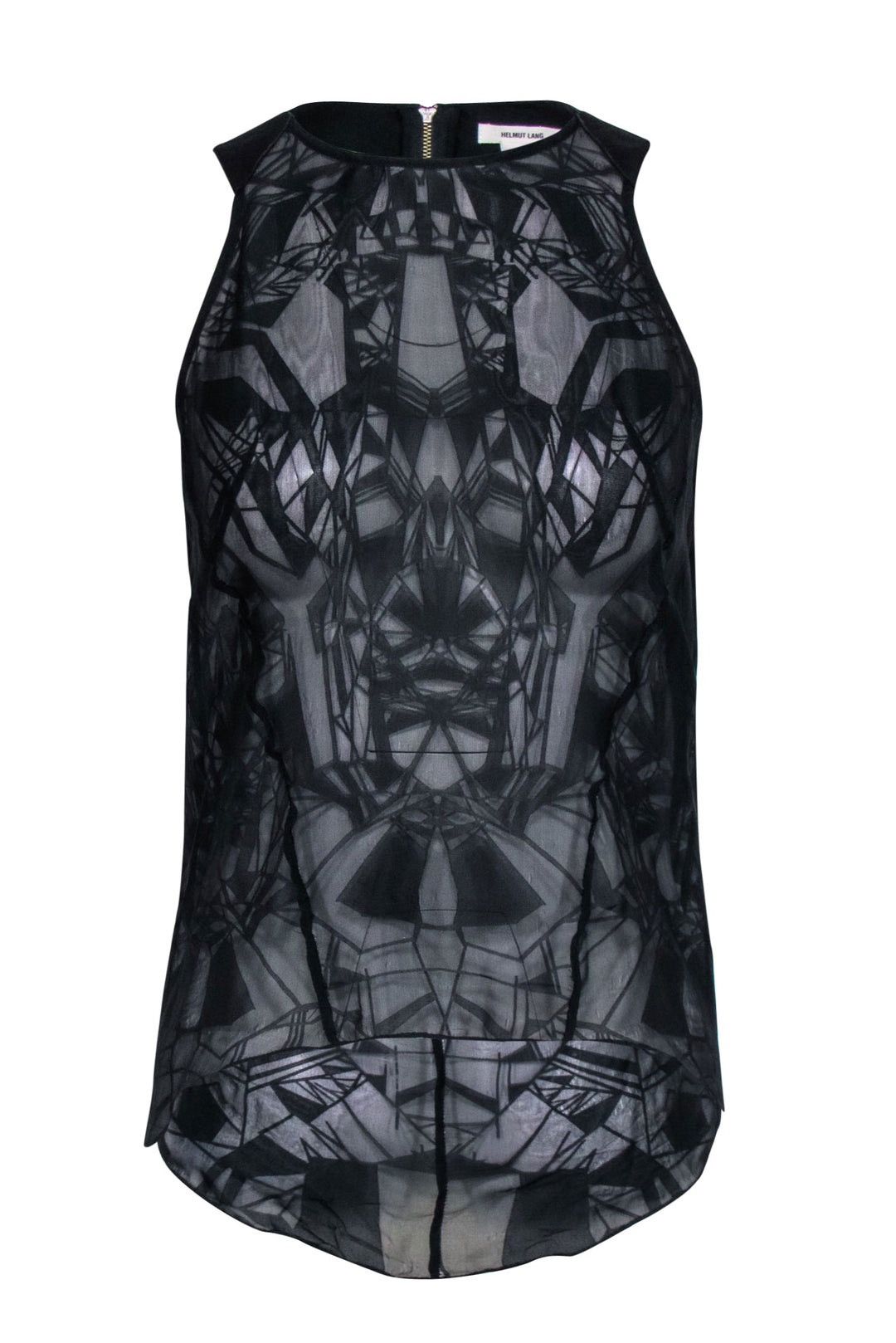 Helmut Lang Helmut Lang Sleeveless Nylon Leather Blouse Size M Size M / US 6-8 / IT 42-44 - 1 Thumbnail