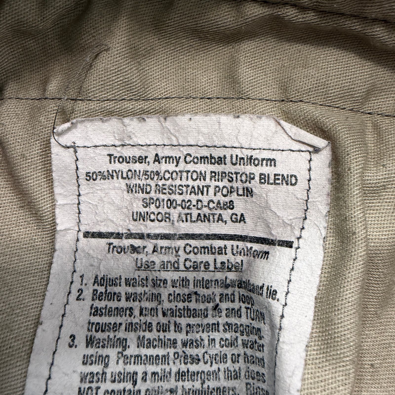 Vintage Vintage Military Pants Small XX Long Army Combat Uniform Size US 30 / EU 46 - 5 Thumbnail