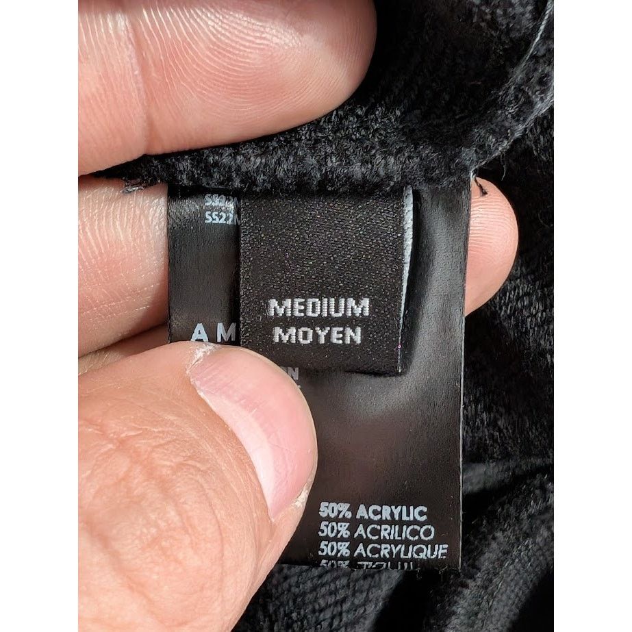 Amiri o1rshd1 Stitch Amiri Logo Hoodie in Black Size US M / EU 48-50 / 2 - 16 Thumbnail