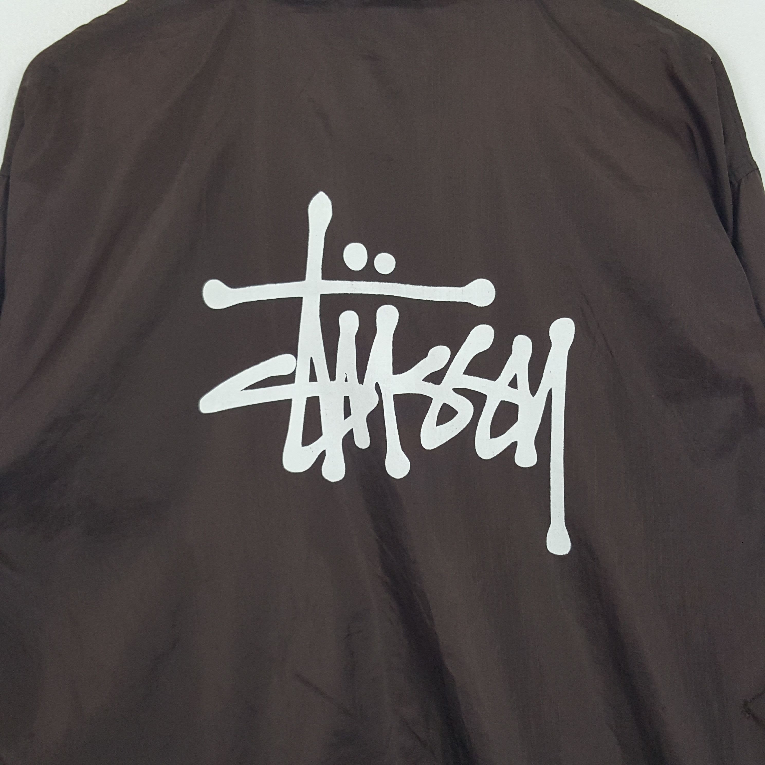 Stussy × Vintage Vintage Stussy Skateboard Style Windbreaker Jacket Size US XL / EU 56 / 4 - 2 Thumbnail