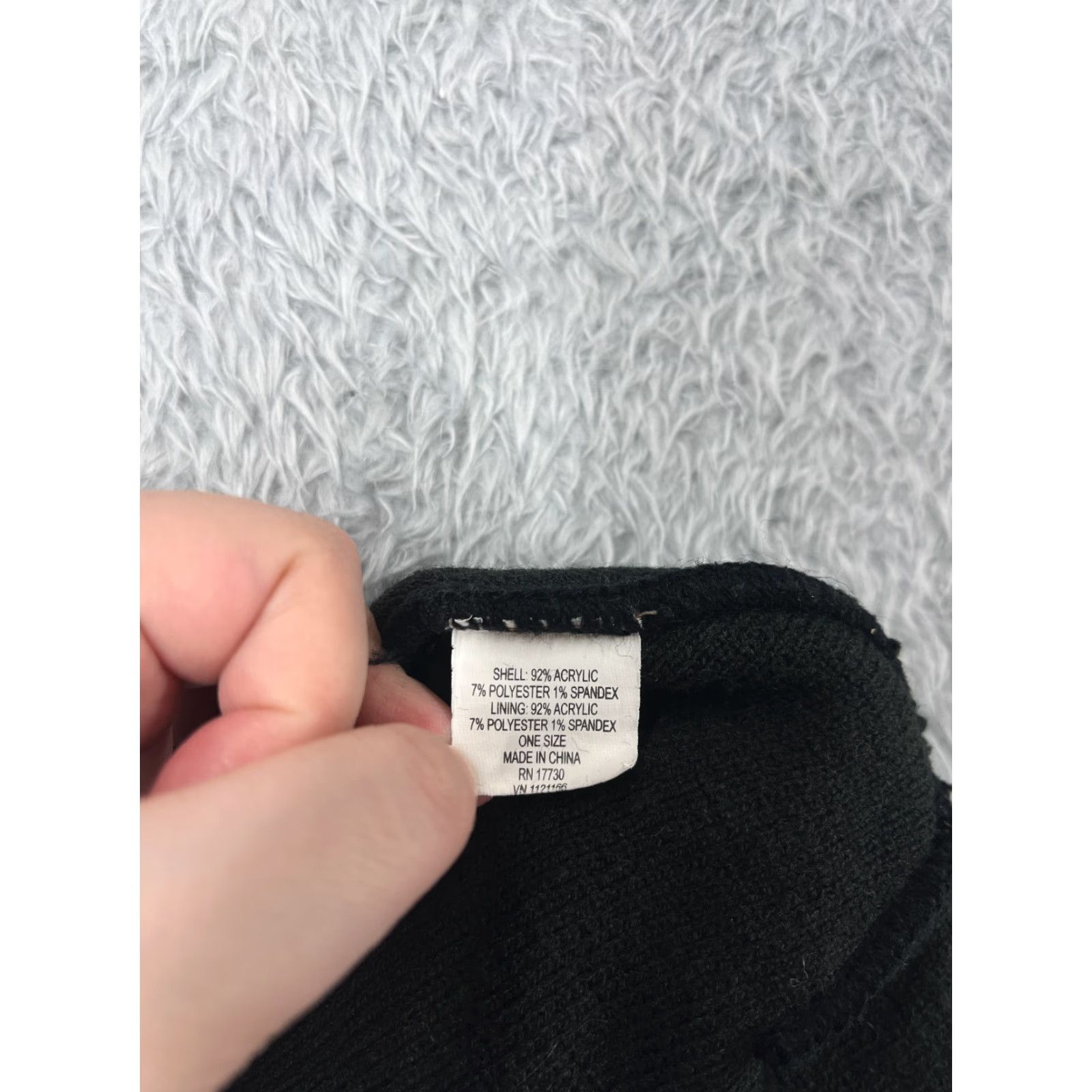 Vintage Target Beanie Toque Adult One Size Black Knit Acrylic Polyester Spandex Blend Size ONE SIZE - 6 Thumbnail