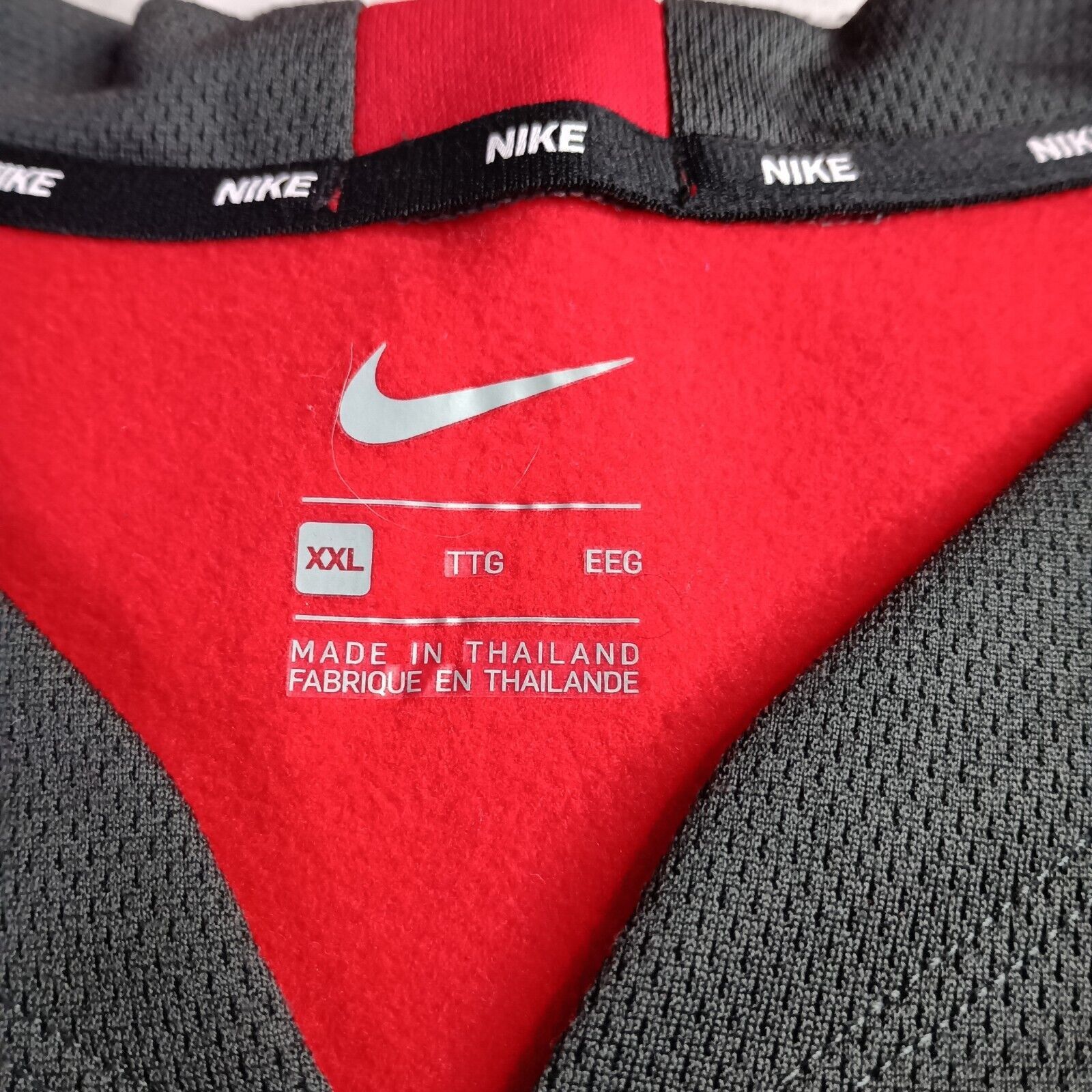 Nike Nike Baseball BP Anthracite Crew Pullover Men's 2XL Red Gray Size US XXL / EU 58 / 5 - 5 Thumbnail