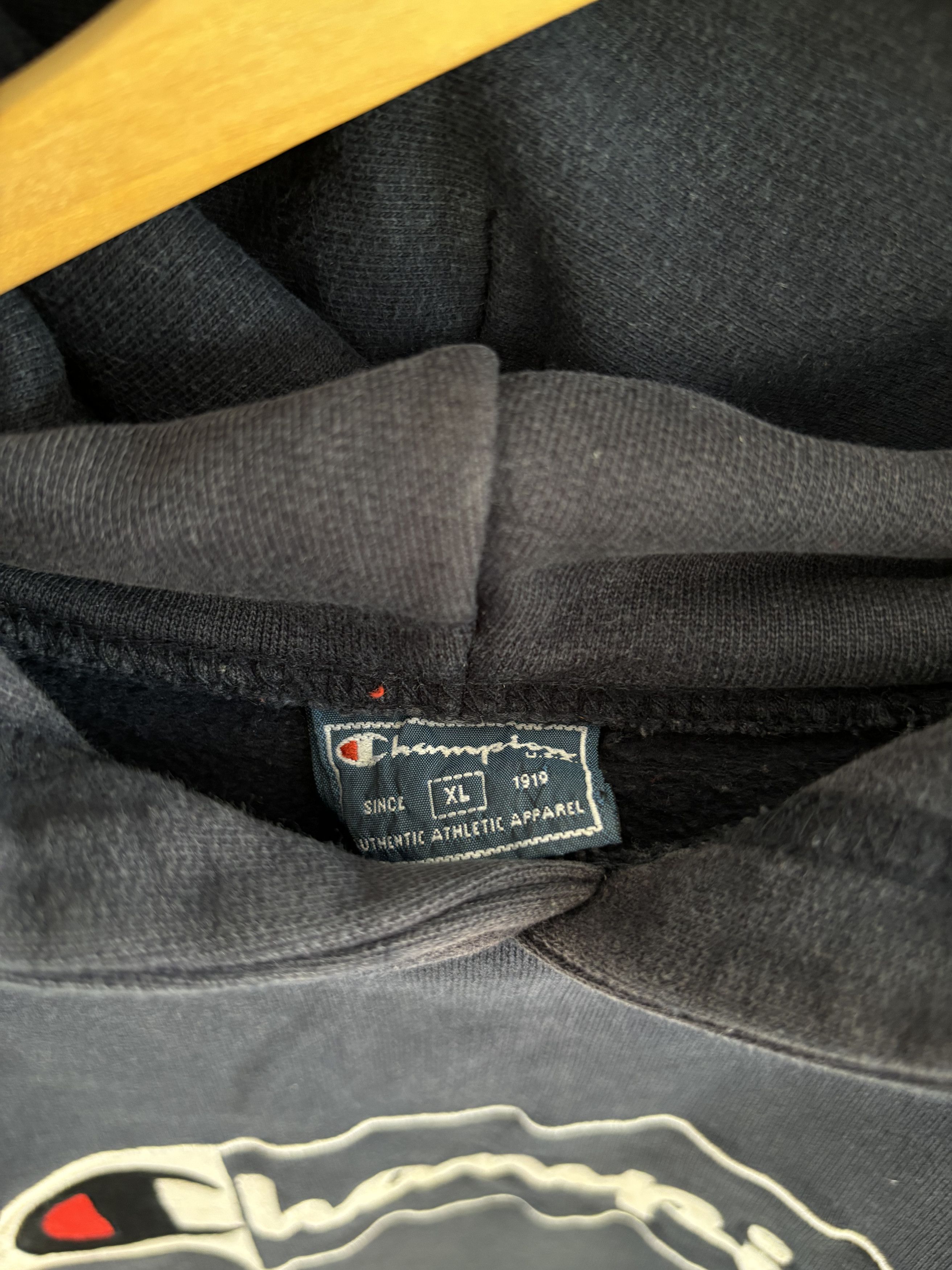 Champion × Vintage Vintage Champion Logo Hoodie Size US XL / EU 56 / 4 - 5 Thumbnail