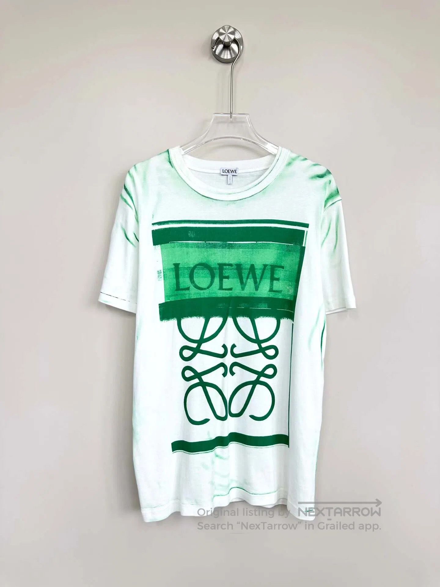 Loewe Loewe White letter print logo short-sleeve shirt| Size US XS / EU 42 / 0 - 1 Thumbnail