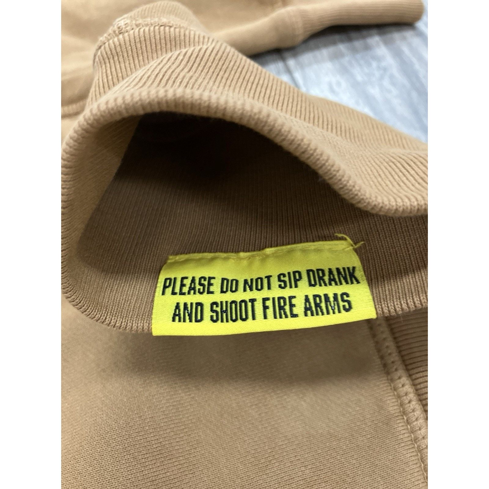 Awful Lot of Cough Syrup Awful Lot Of Cough Syrup Zip Up Hoodie ' Brown ' | NEW! Size US L / EU 52-54 / 3 - 7 Thumbnail