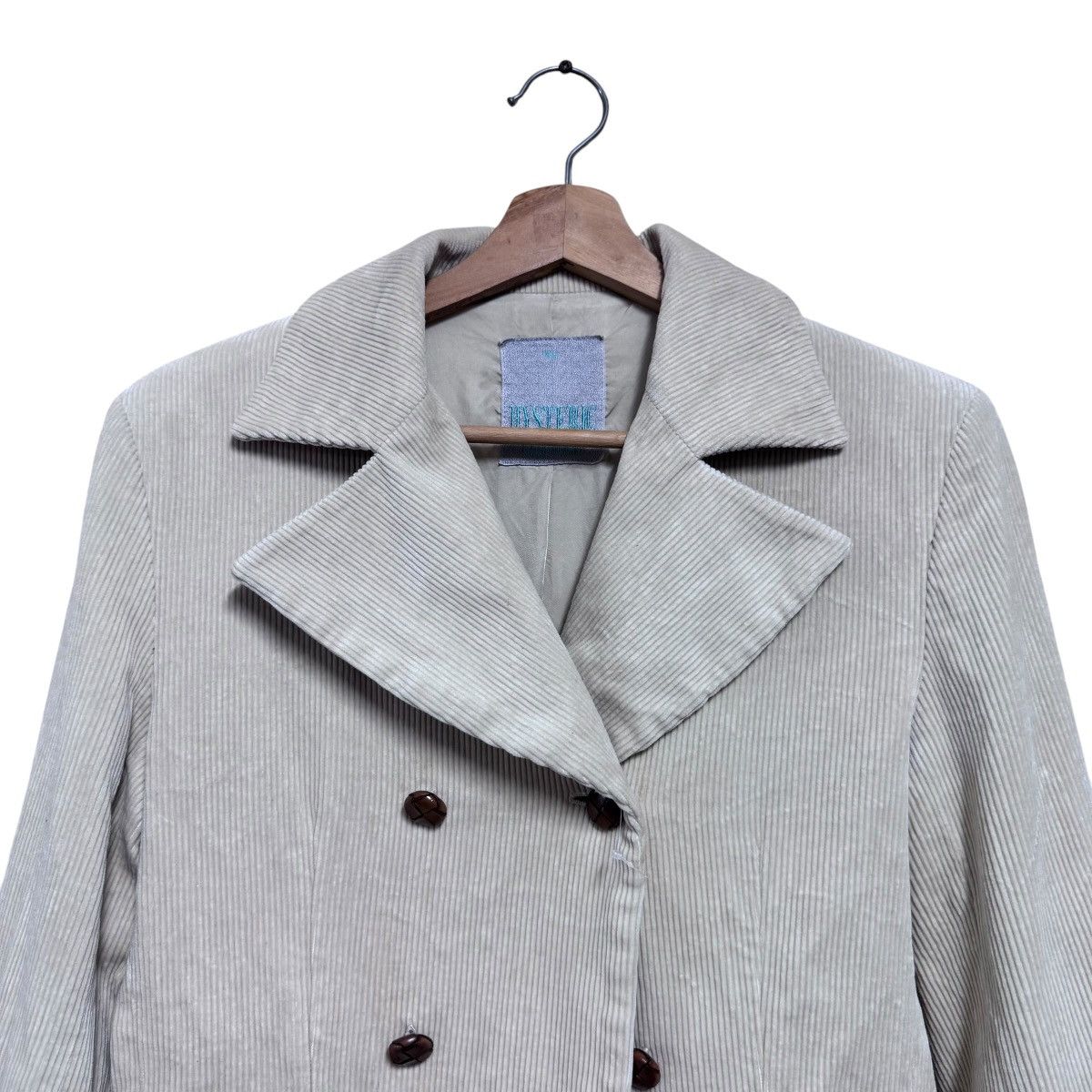 Hysteric Glamour 90s Hysteric Glamour Corduroy Double Breast Peacot Jacket Size XS / US 0-2 / IT 36-38 - 3 Thumbnail
