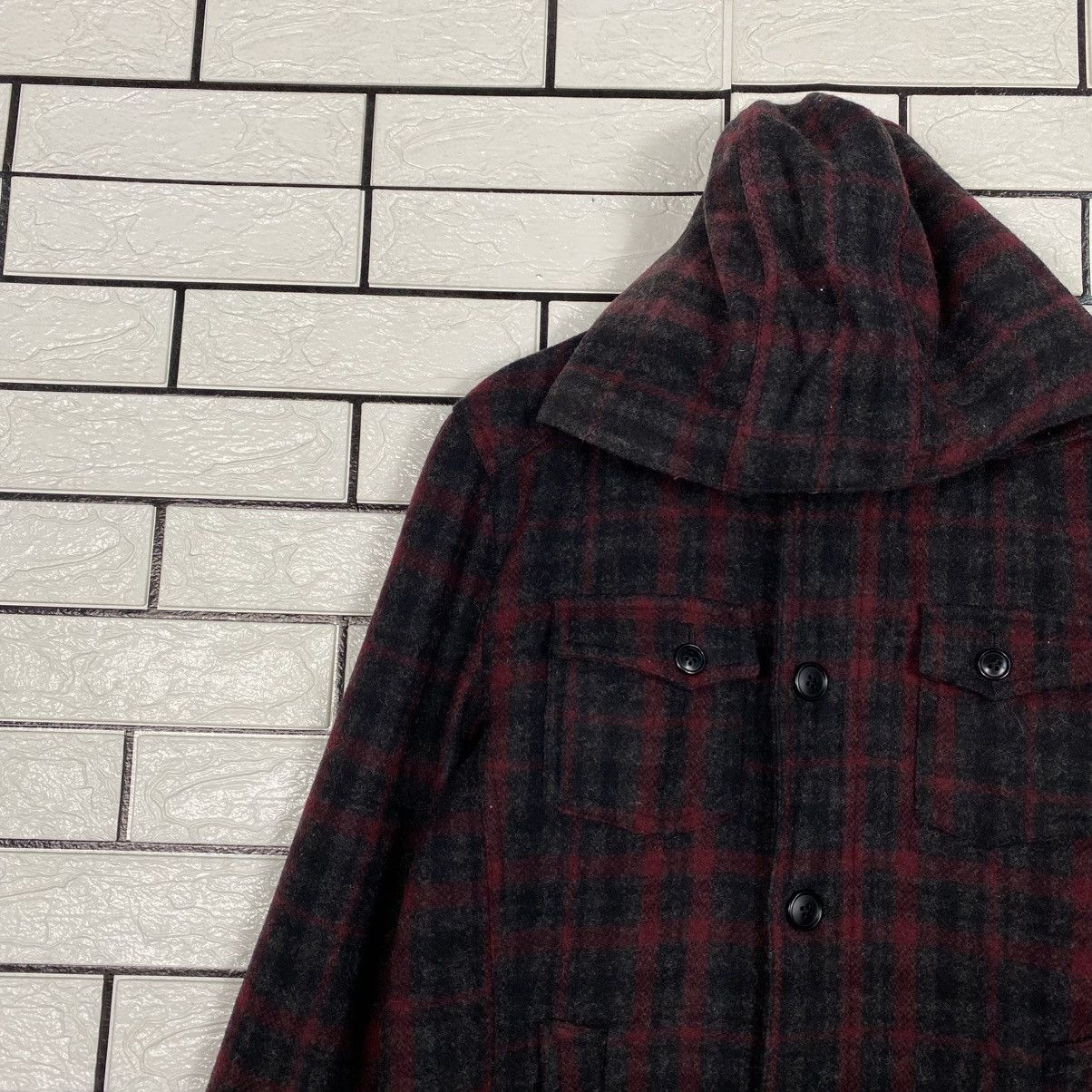 Japanese Brand 📌Vintage Wool Bomber Jacket Male & Co Tartan Issey Miyake Size US L / EU 52-54 / 3 - 8 Thumbnail