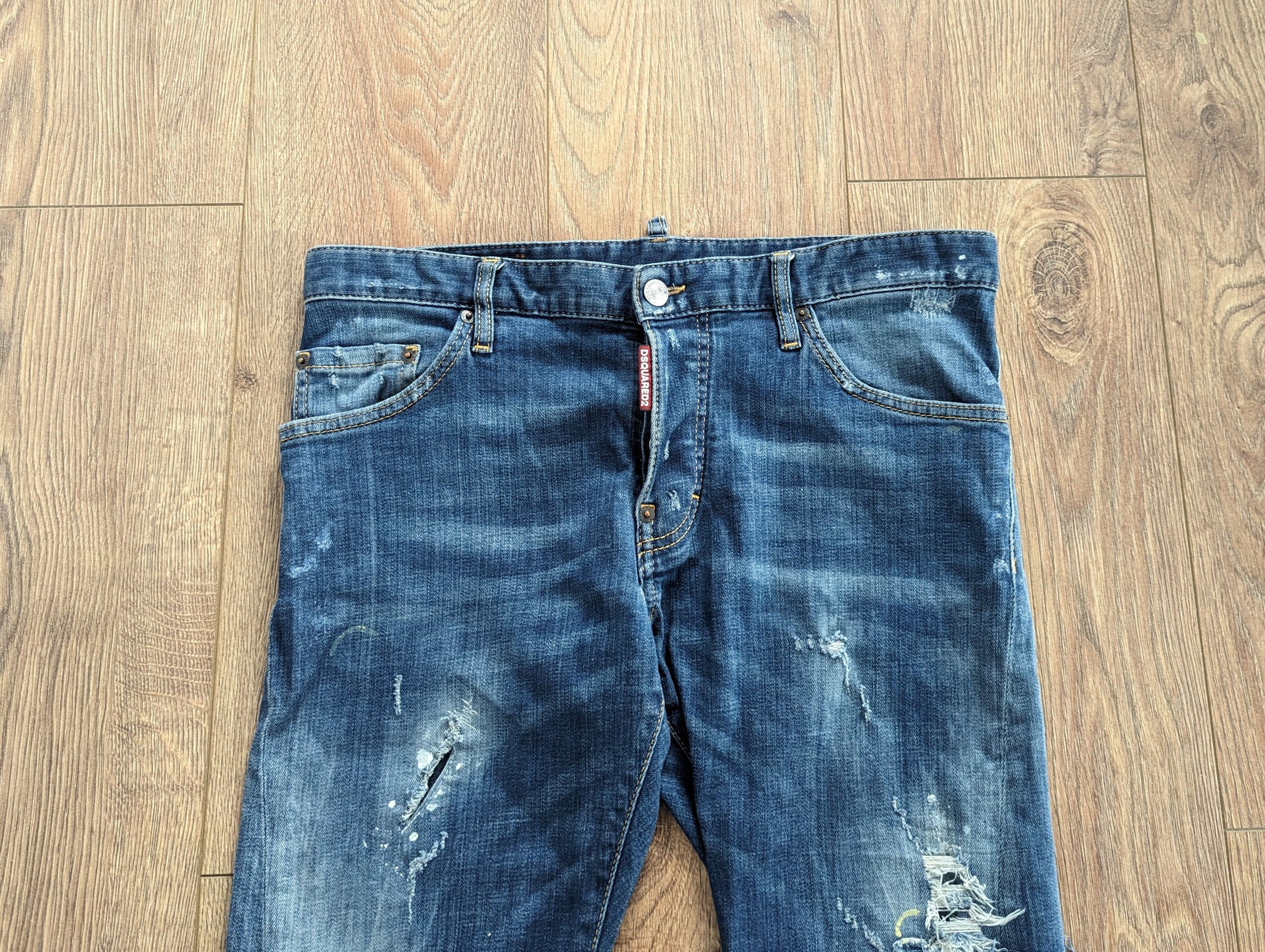 Dsquared2 Dsquared2 Sexy Twist Jeans Men's Blue Pants Made In Italy Size US 32 / EU 48 - 2 Thumbnail