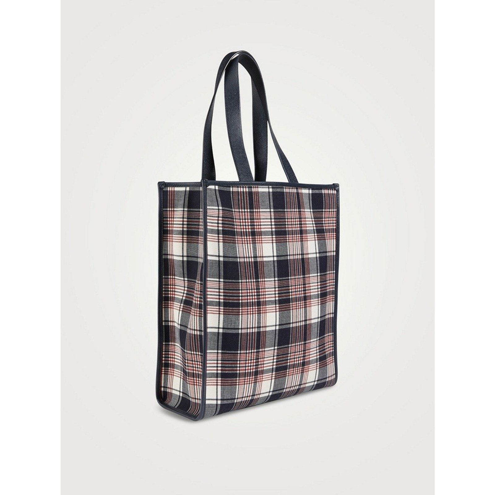 Thom Browne NWT $1300 Thom Browne Large Wool & Leather Shopper Tote Bag. Size ONE SIZE - 2 Thumbnail