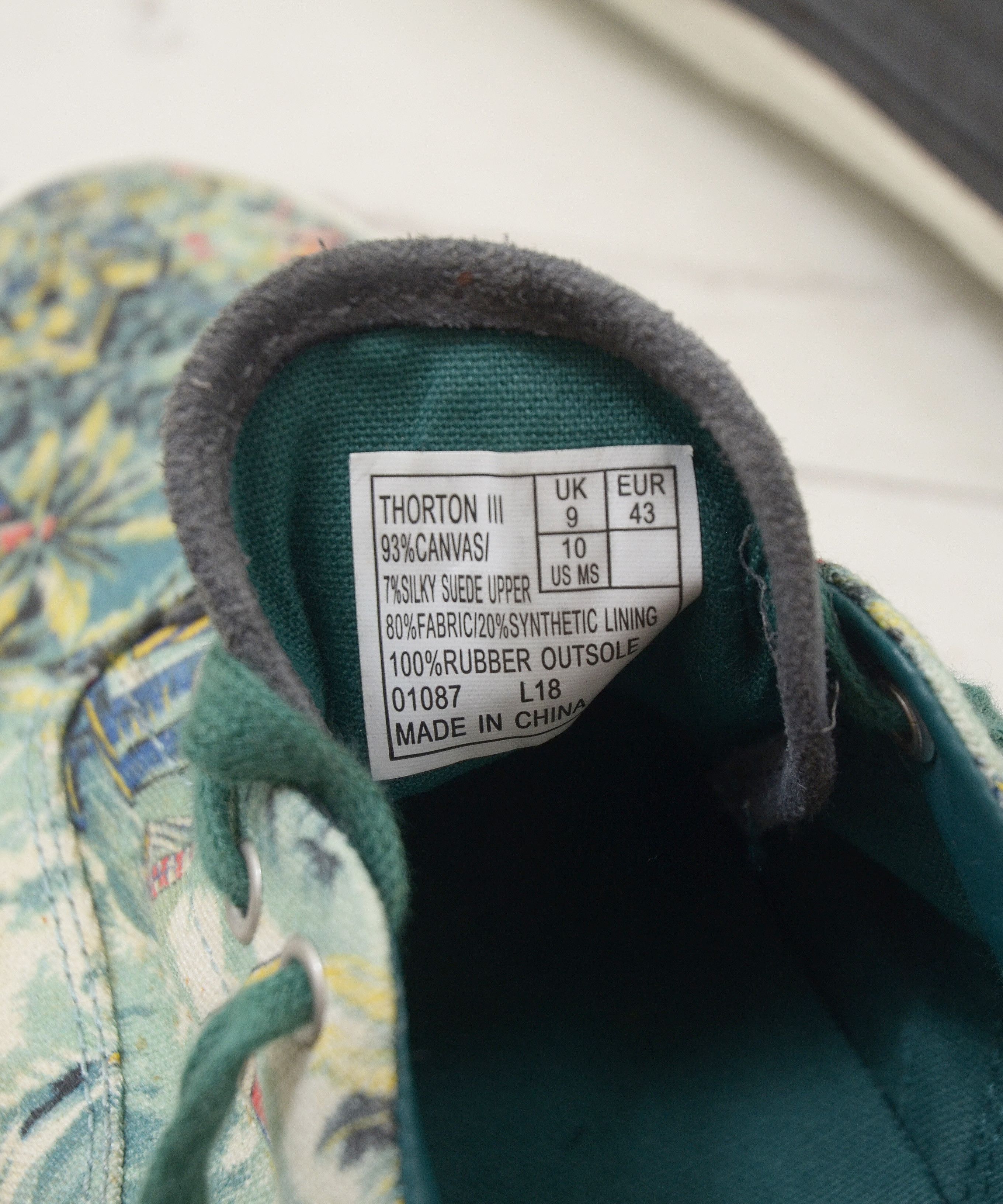 Polo Ralph Lauren × Ralph Lauren Polo Ralph Lauren Thorton 3 Tartan Graffiti Sneakers Hawaii Size US 10 / EU 43 - 14 Thumbnail