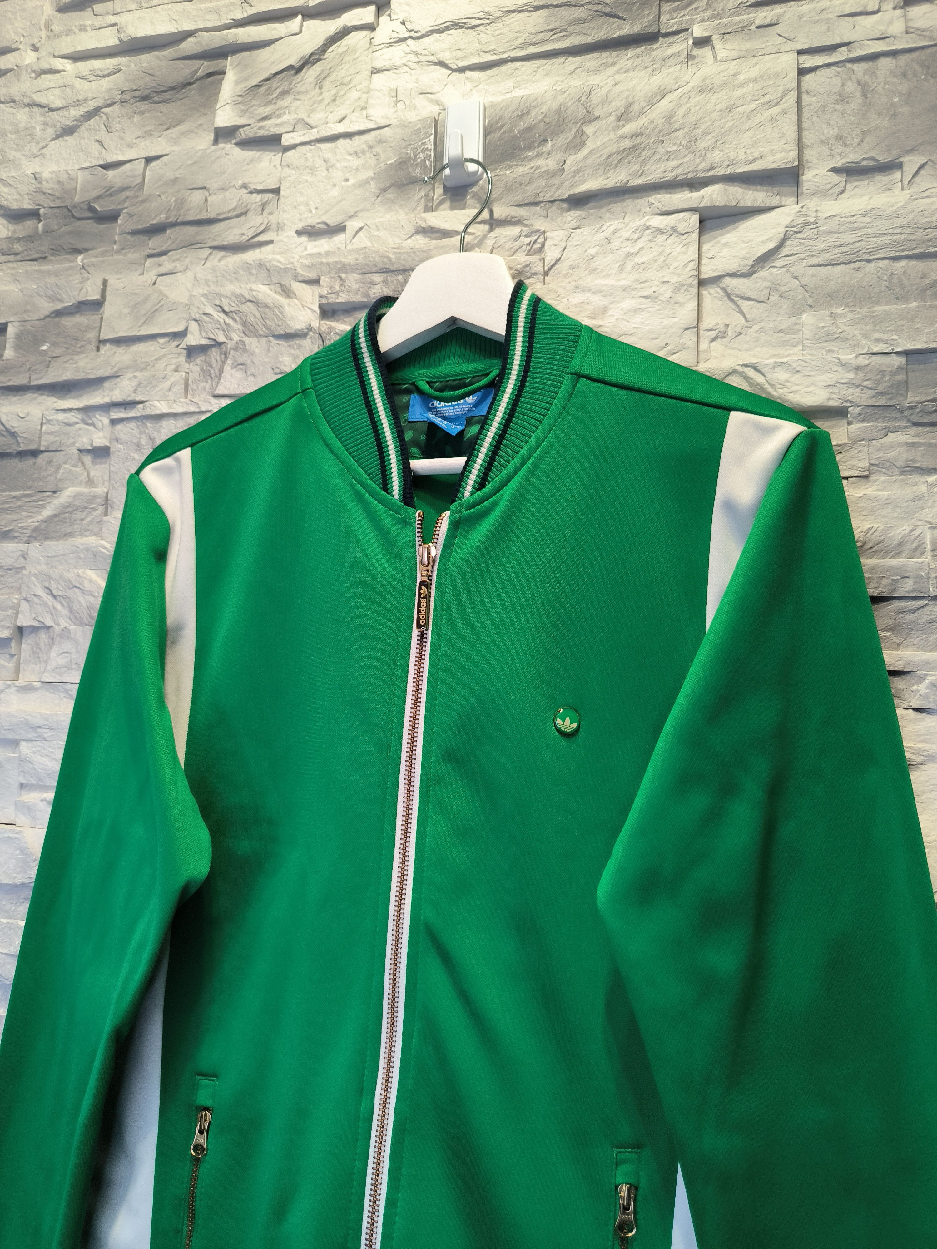 Adidas Adidas Stan Smith Tracksuit Zip Logo Green Size US M / EU 48-50 / 2 - 2 Thumbnail