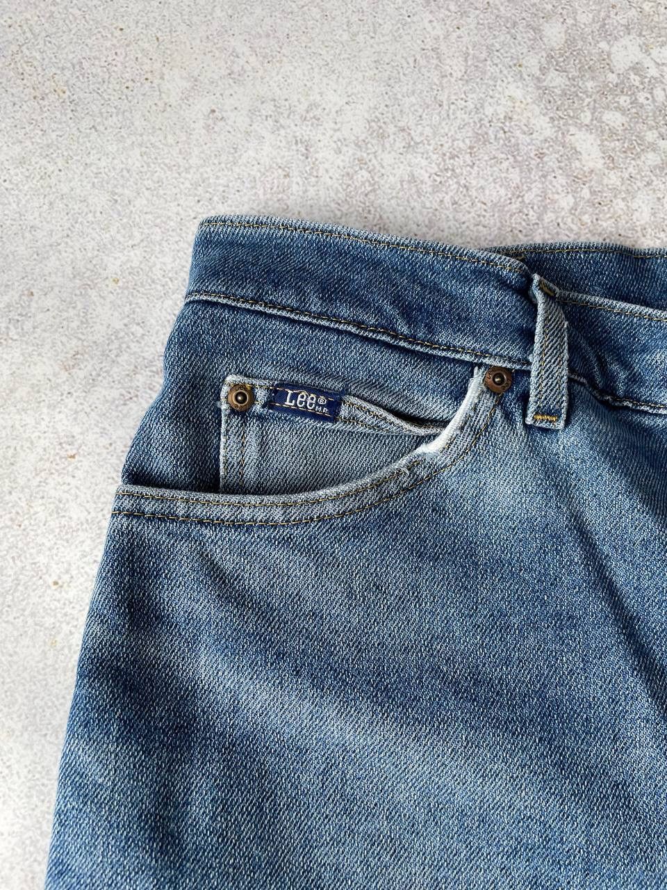 Lee × Vintage Vintage Lee Blue Denim Baggy Pants Y2K Ultra Rare Item Size US 33 - 4 Thumbnail