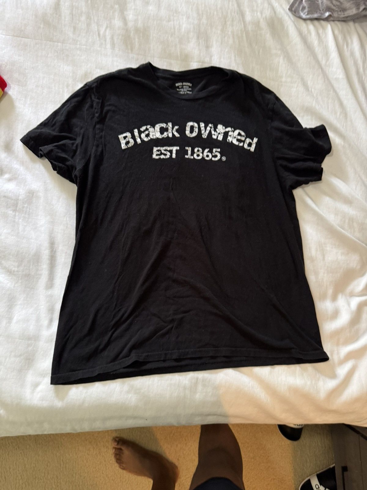 Vintage BLACK OWNED TEE Size US XL / EU 56 / 4 - 1 Preview
