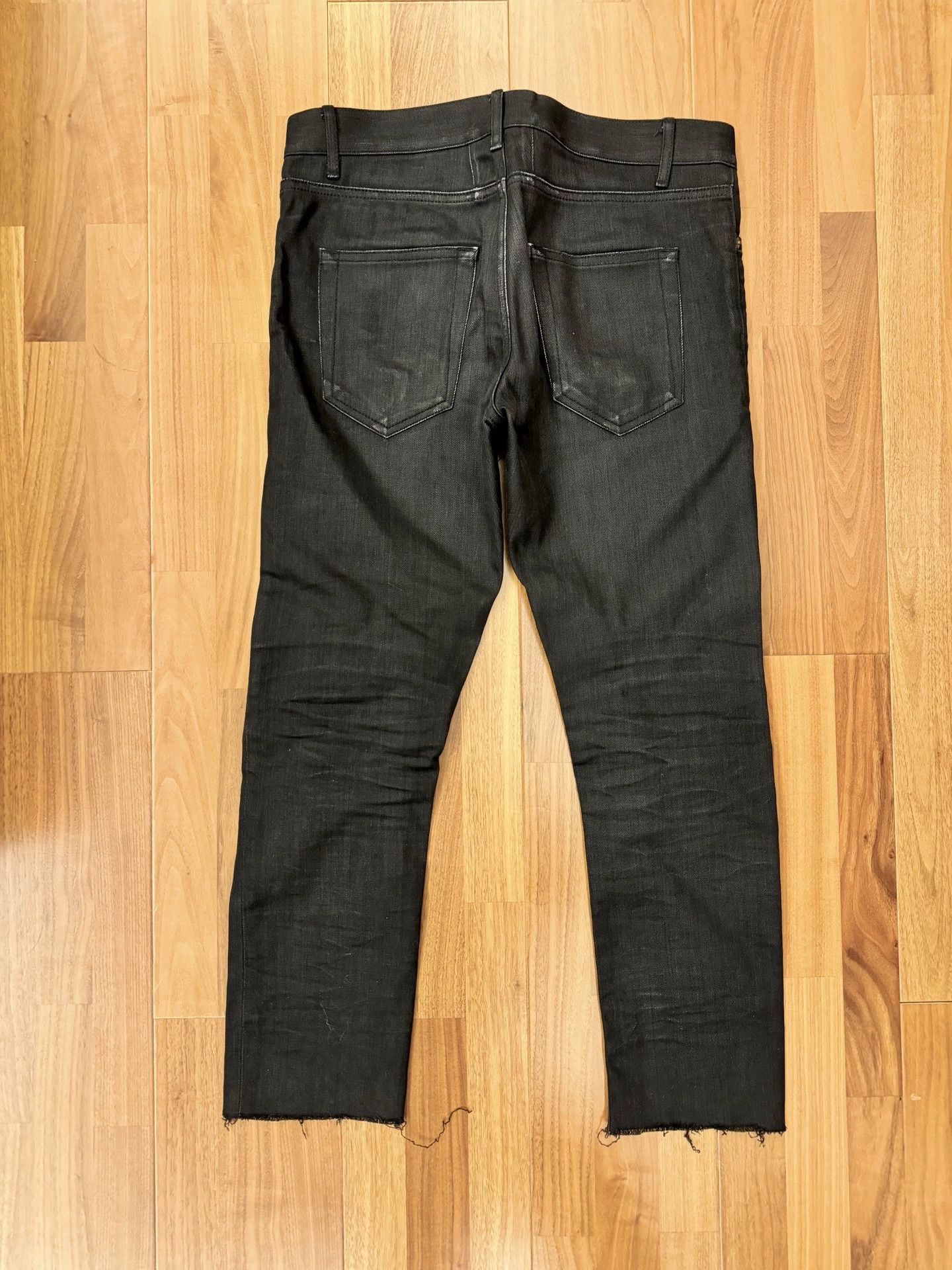 Saint Laurent Paris SLP HEDI 14 FW black light washes runway jeans Size US 29 - 6 Thumbnail