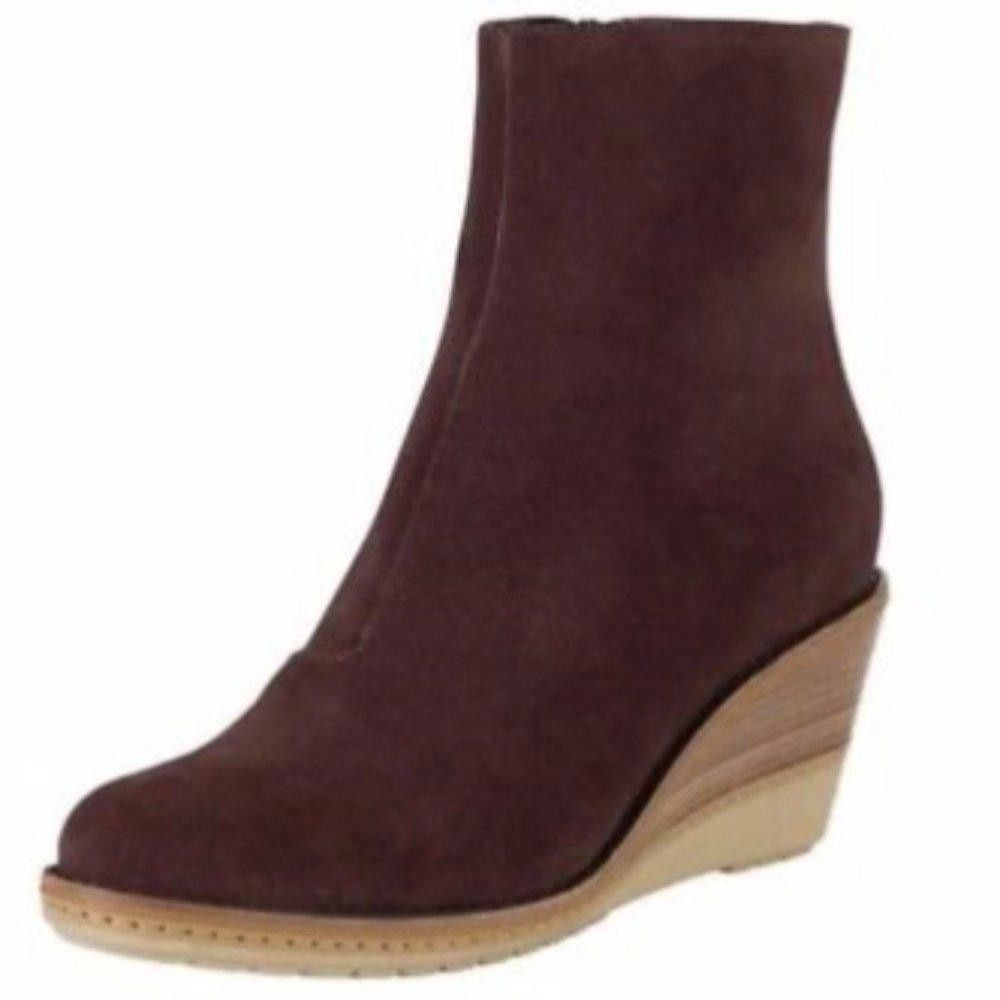 Cole Haan Cole Haan l Rayna Suede Wedge Bootie in Chestnut Size 5.5 Size US 5.5 / IT 35.5 - 11 Thumbnail