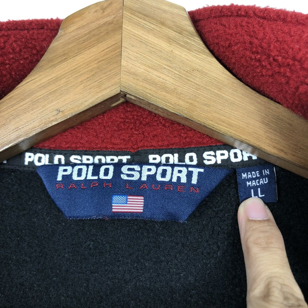 Japanese Brand 🔥VINTAGE FLEECE BOMBER JACKET POLO SPORT RALPH LAUREN Size US L / EU 52-54 / 3 - 21 Thumbnail