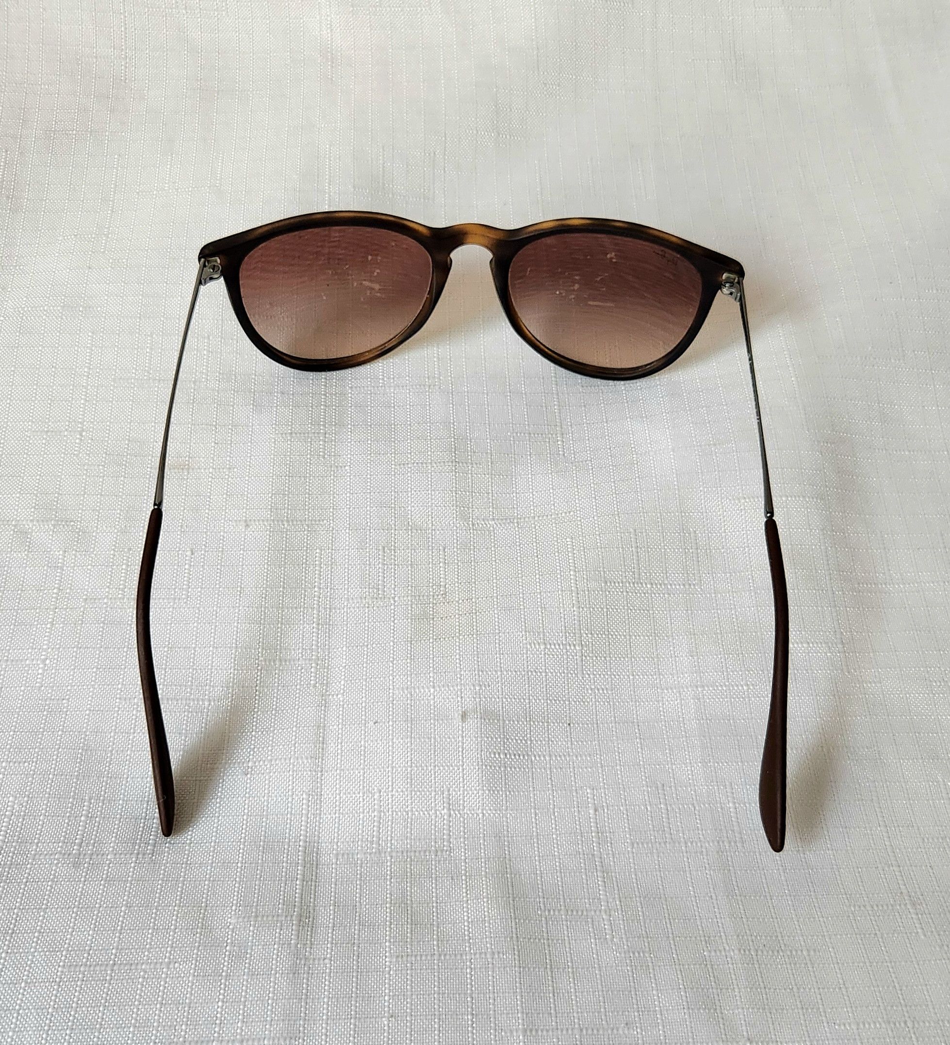 RayBan Ray Ban RB 4171 ERIKA 865/13 Round Brown Sunglasses No Lens Size ONE SIZE - 4 Thumbnail