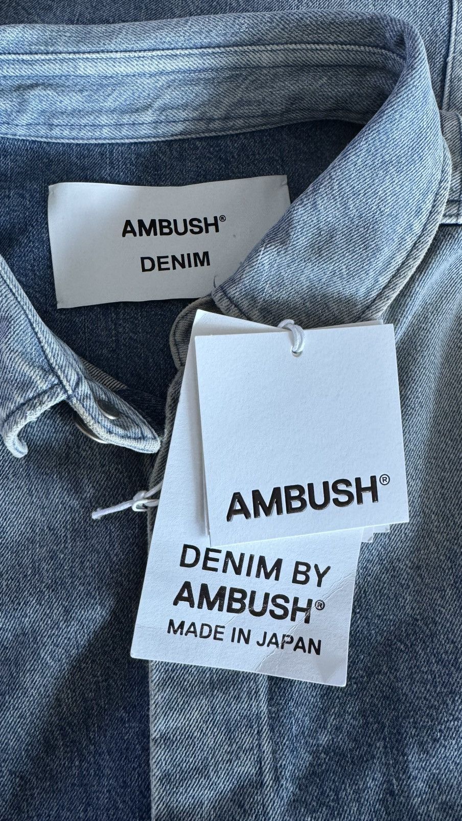 Ambush Design Ambush denim jacket shirt M new with tags made in Japan Size US M / EU 48-50 / 2 - 9 Thumbnail