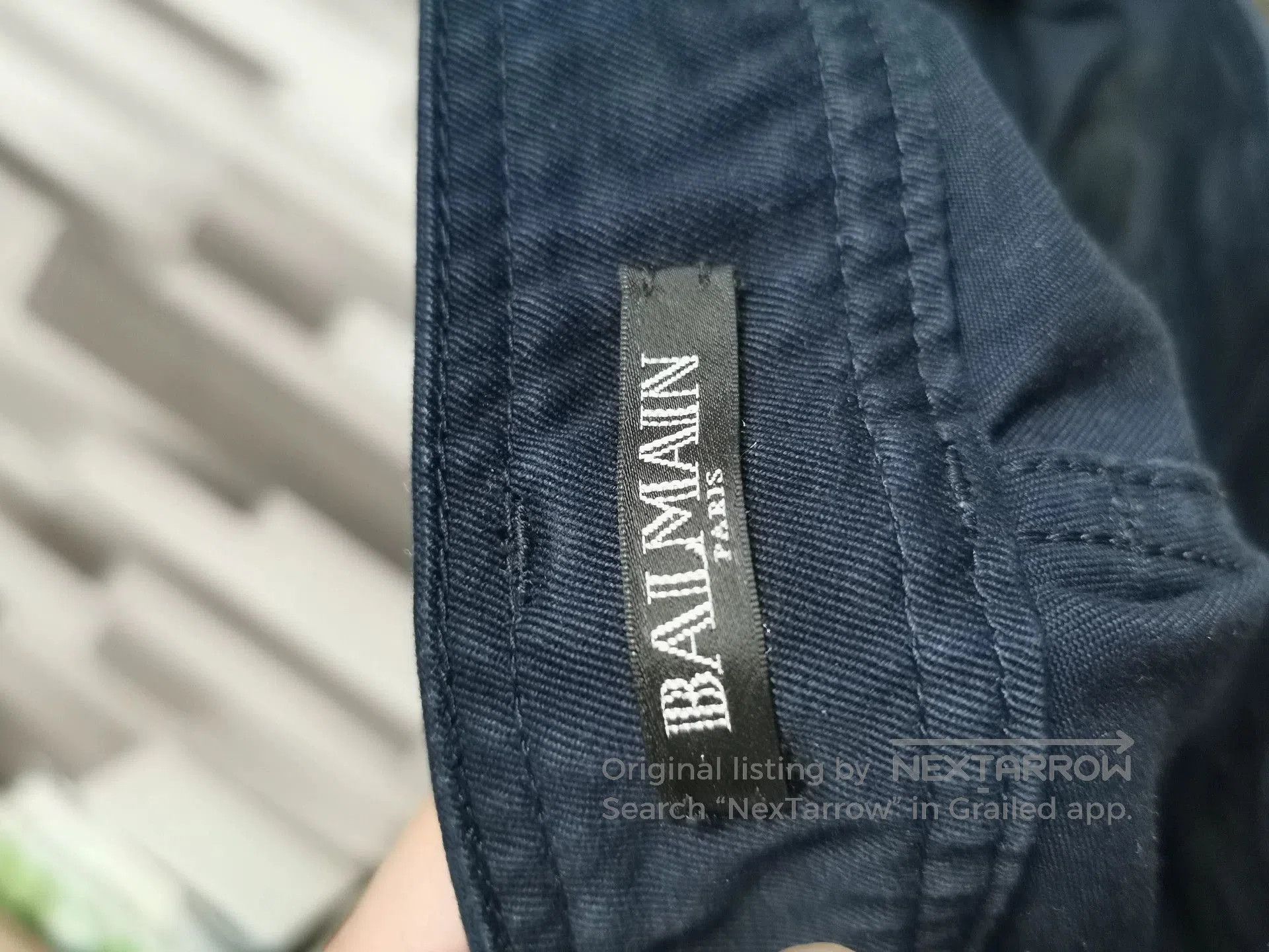Balmain Balmain Dark Blue Cargo Pants 28 Size. Size US 28 / EU 44 - 4 Thumbnail