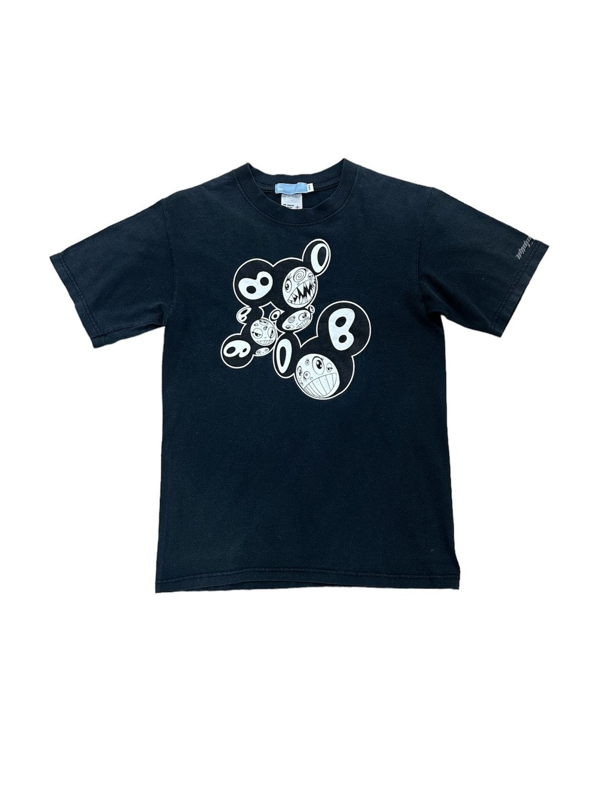 Image of Vintage Y2K Takashi Murakami X Hiropon Factory Tee in Dark Blue, Men's (Size Small)