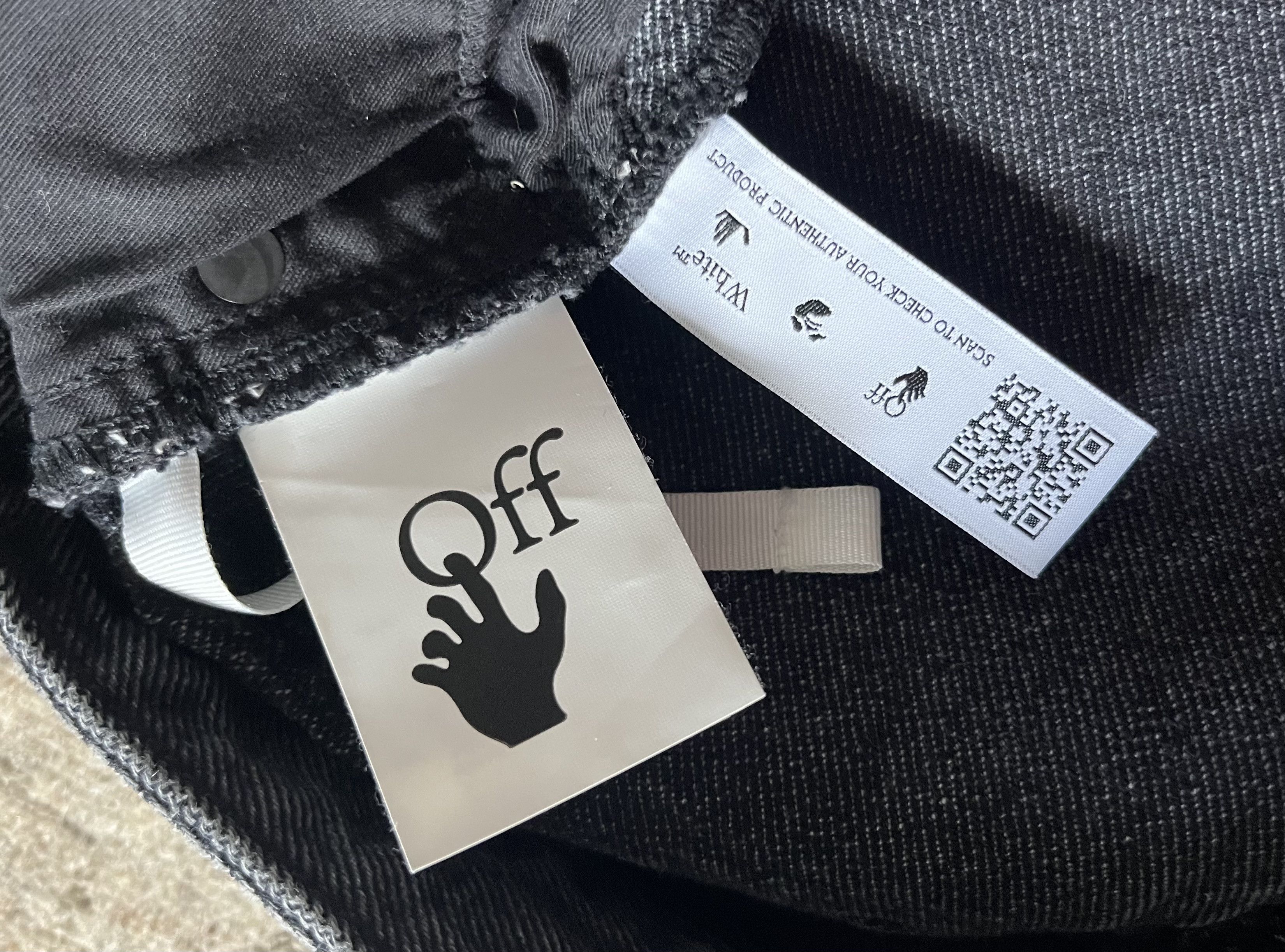 Off-White Faded black denim Size 26" / US 2 / IT 38 - 10 Thumbnail