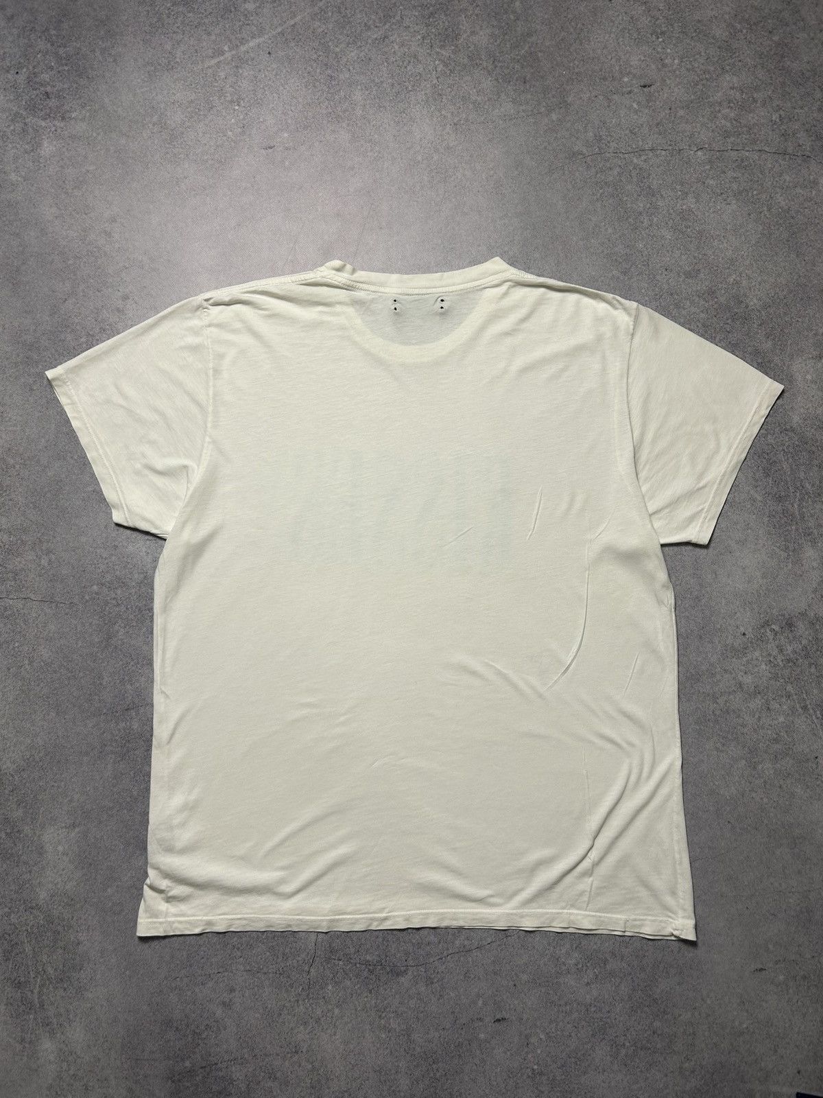 Amiri Amiri Kisses Big Logo Crewneck White T-Shirt Made in USA Size US XL / EU 56 / 4 - 3 Thumbnail