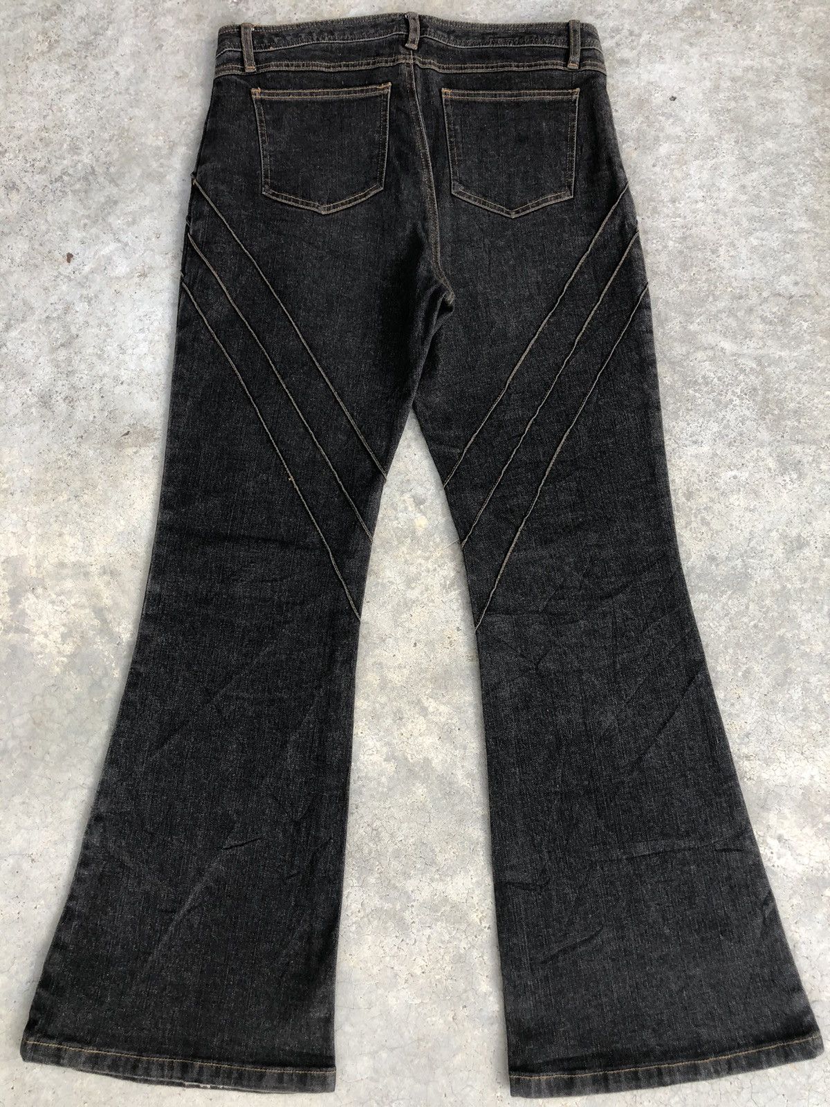 Vintage Japanese Playchess Flared Jeans Distressed Jeans Size US 32 / EU 48 - 2 Thumbnail