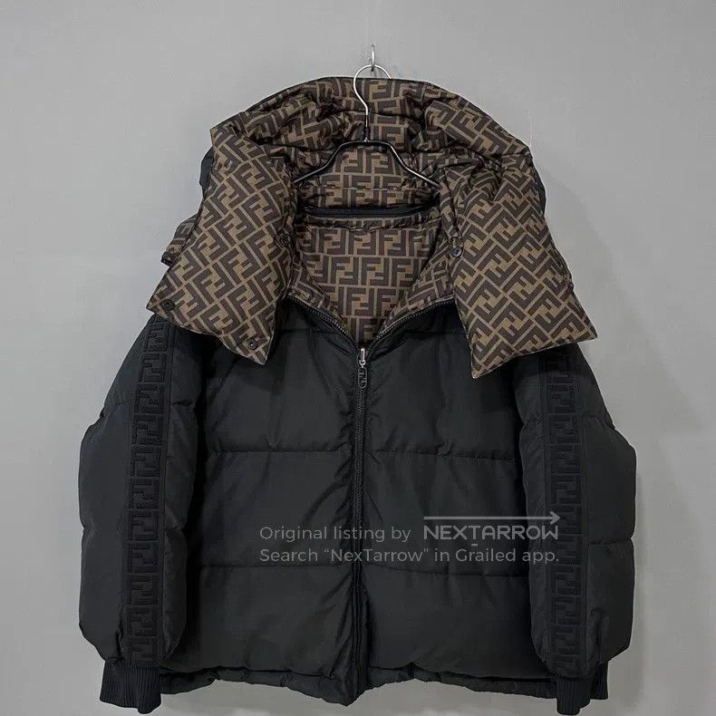 Fendi Fendi Double-sided wear printed monogram down jacket Size S / US 4 / IT 40 - 4 Thumbnail