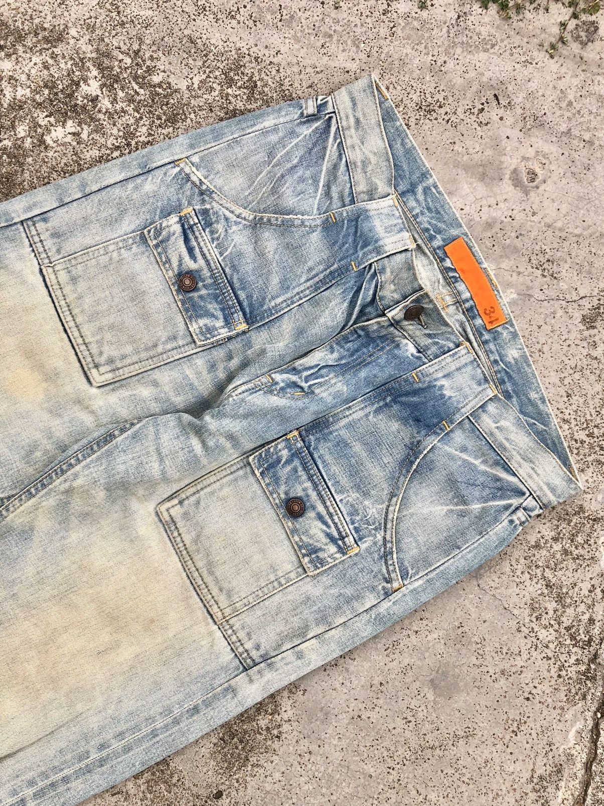Japanese Brand VINTAGE RUSTY BLUE GO WEST BUSHPANT JEANS Size US 34 / EU 50 - 2 Thumbnail