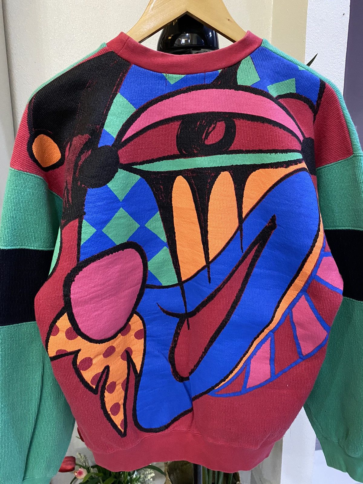Designer × Kansai Yamamoto × Vintage Vintage Kansai Yamamoto Sweatshirt Size US M / EU 48-50 / 2 - 2 Thumbnail