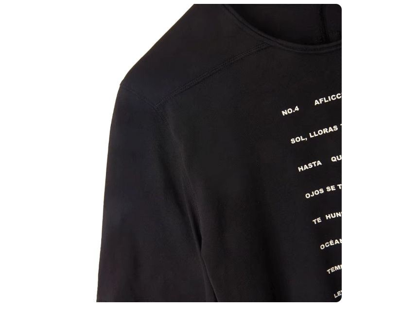 Rick Owens Rick Owens RO men's black graphic logo tee Size US XS / EU 42 / 0 - 5 Thumbnail