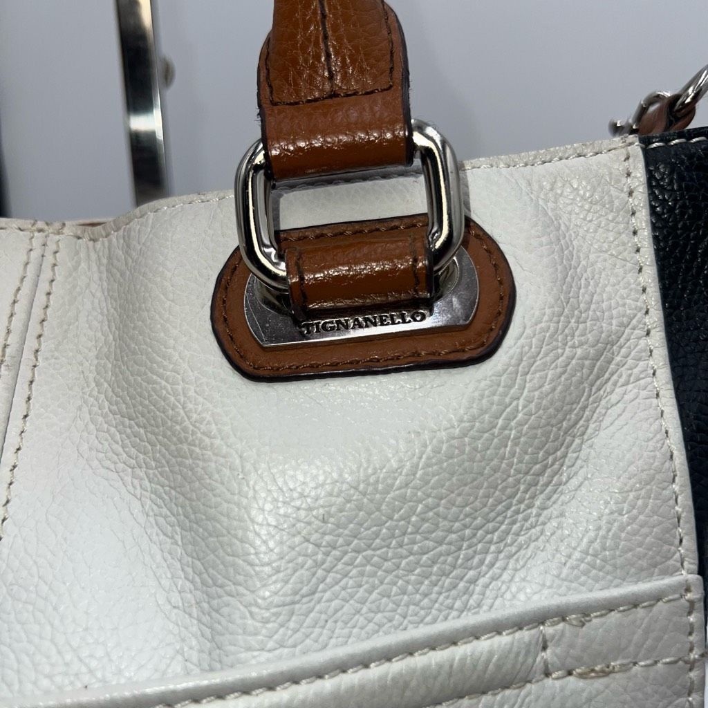 Other Tignanello Italian Leather Color Blocked Tote with Crossbody Size ONE SIZE - 4 Thumbnail