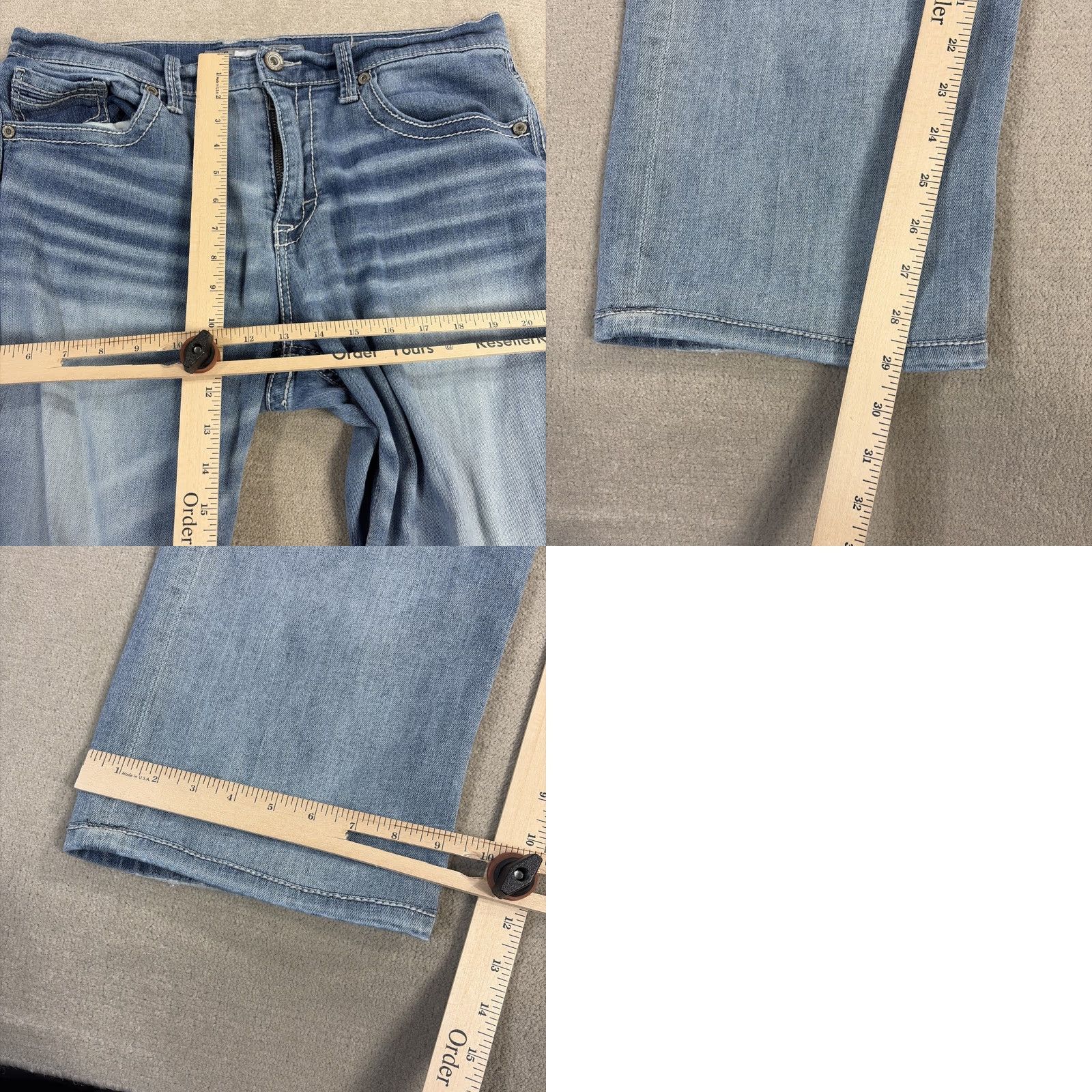 Vintage BKE Jeans Mens 34x29 Blue Seth Straight Leg Buckle Faded Medium Wash Denim * Size US 34 / EU 50 - 9 Thumbnail