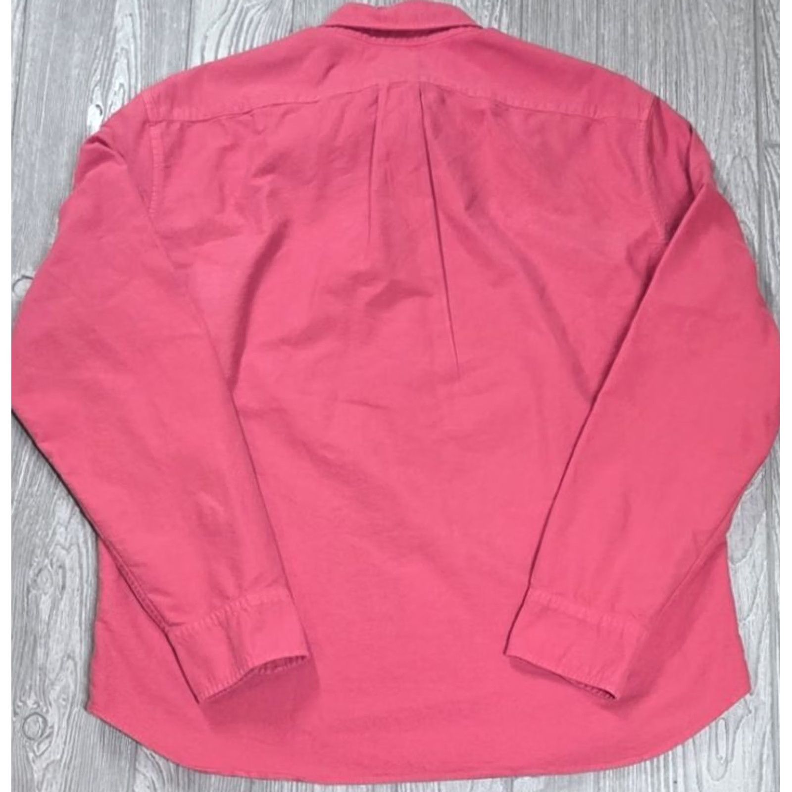 J.Crew J. Crew Men Button-Up Oxford Coral Garment Dyed Shirt Long Sleeve XL Slim Untuck Shirt Size US XL / EU 56 / 4 - 6 Thumbnail