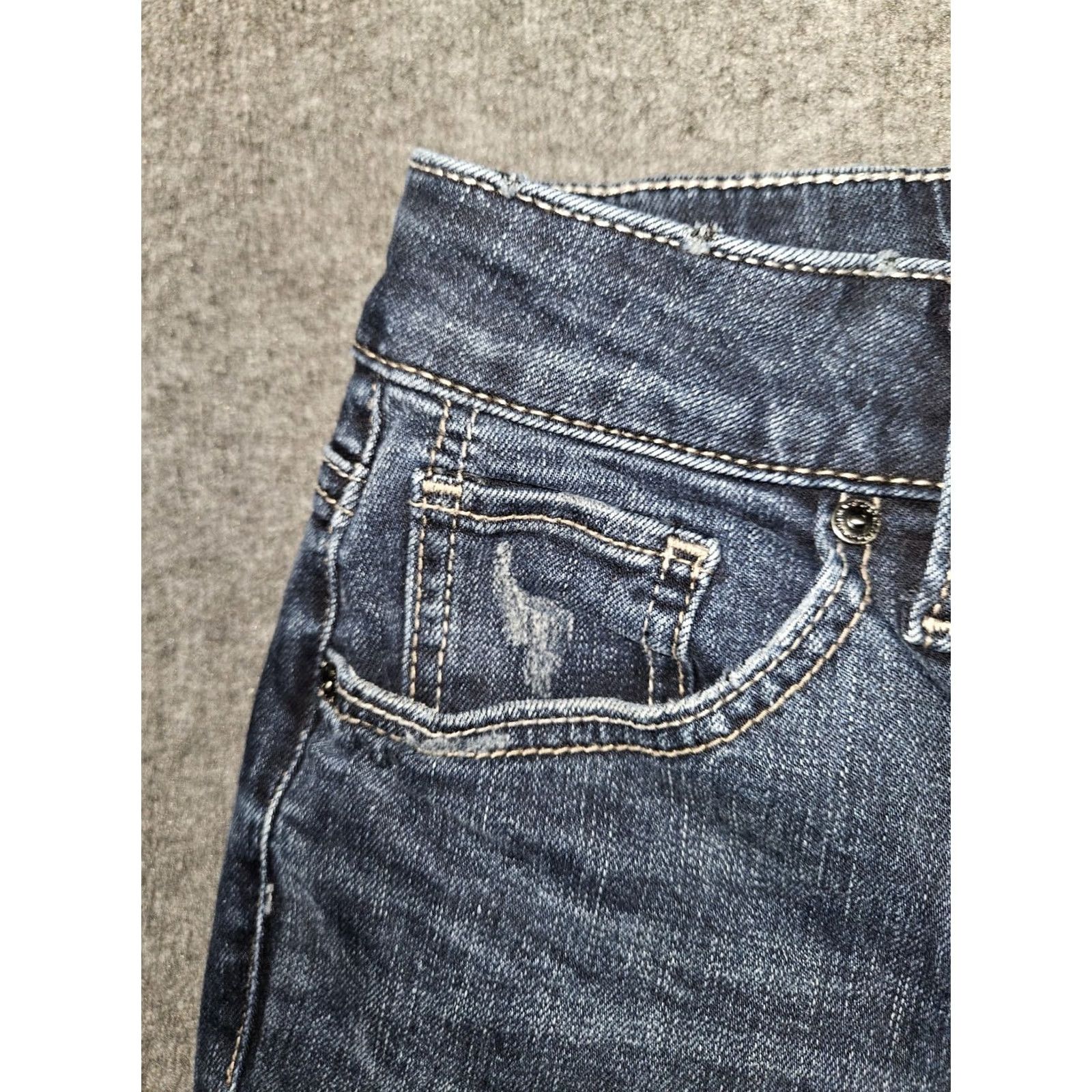 Silver Jeans Co. VINTAGE Silver Jeans Avery Slim Boot Jeans Women's 26/31 Blue Stretch Slim Preppy City 90s Womens Size 26" / US 2 / IT 38 - 6 Thumbnail