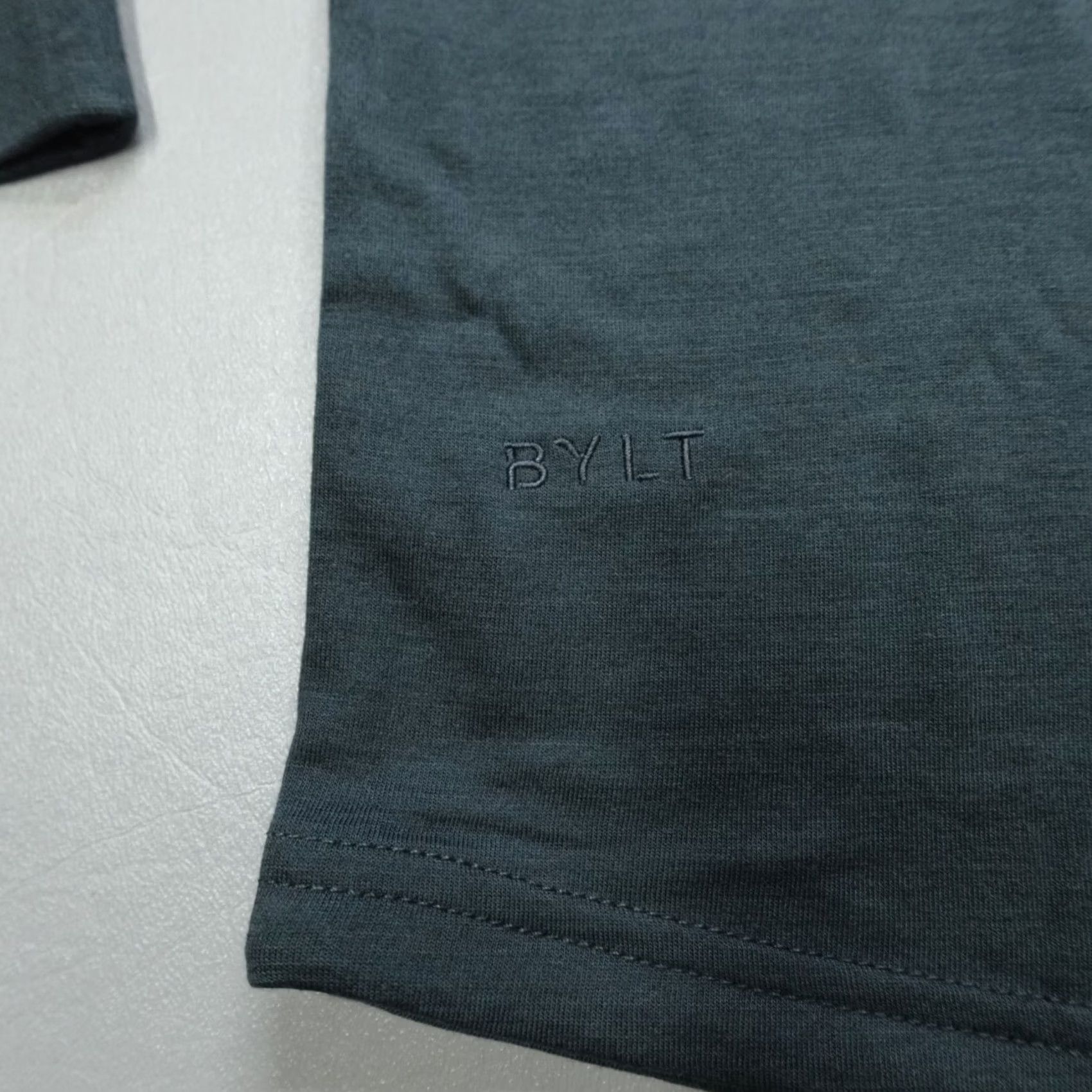 Vintage BYLT Lux Comfort Wool Long Sleeve Polo Men's 3XL Navy Blue Regular Fit Zipper Embroidered Logo Polo Shirt Vintage Not Size US XXL / EU 58 / 5 - 3 Thumbnail