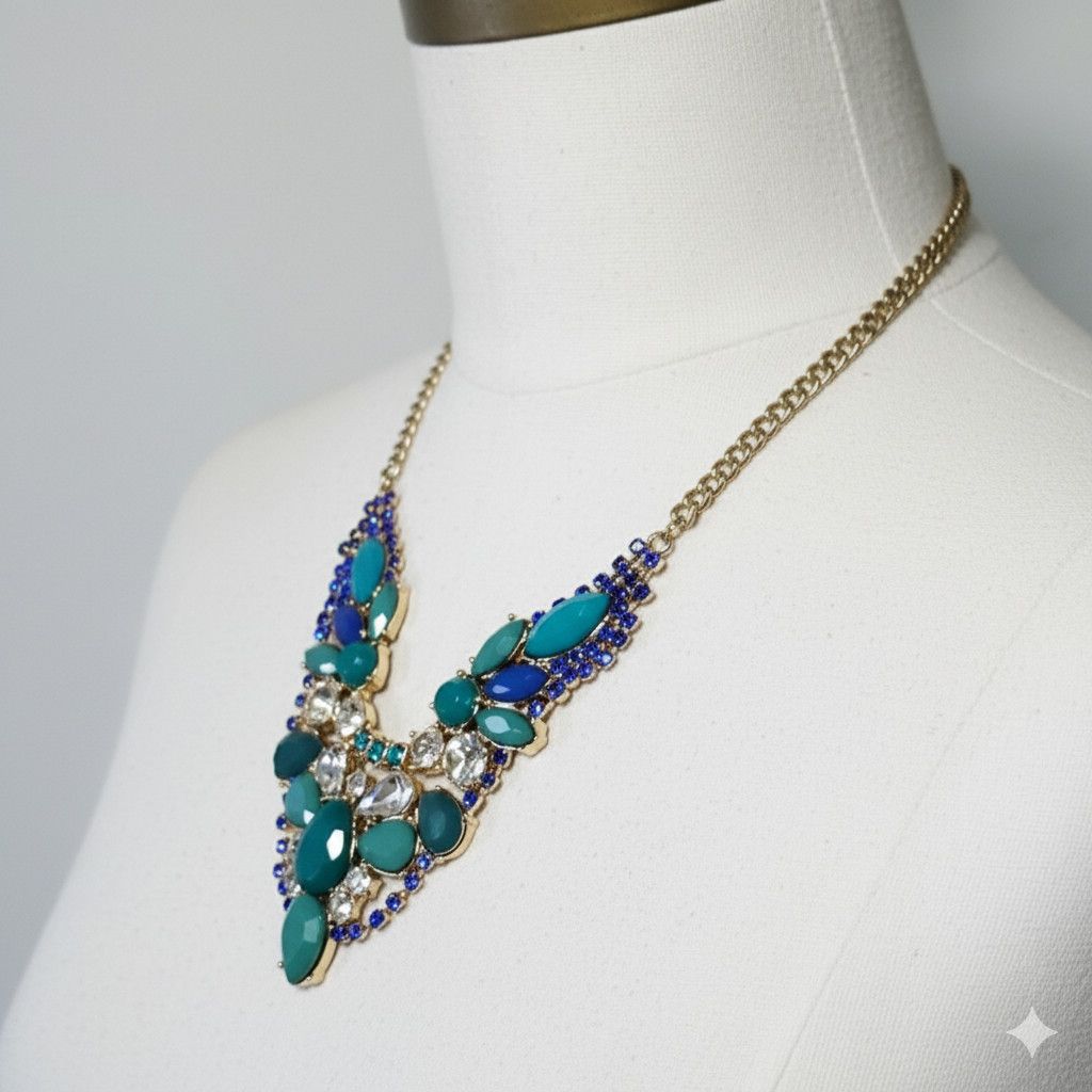 Other Best of Everything 16-18" Necklace Turquoise Teal Blue Cry Size ONE SIZE - 2 Thumbnail