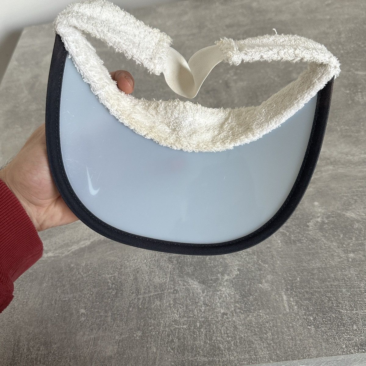 Nike Vintage 00s Nike Fluffy Visor cap Tennis y2k rare og hype Size ONE SIZE - 9 Thumbnail