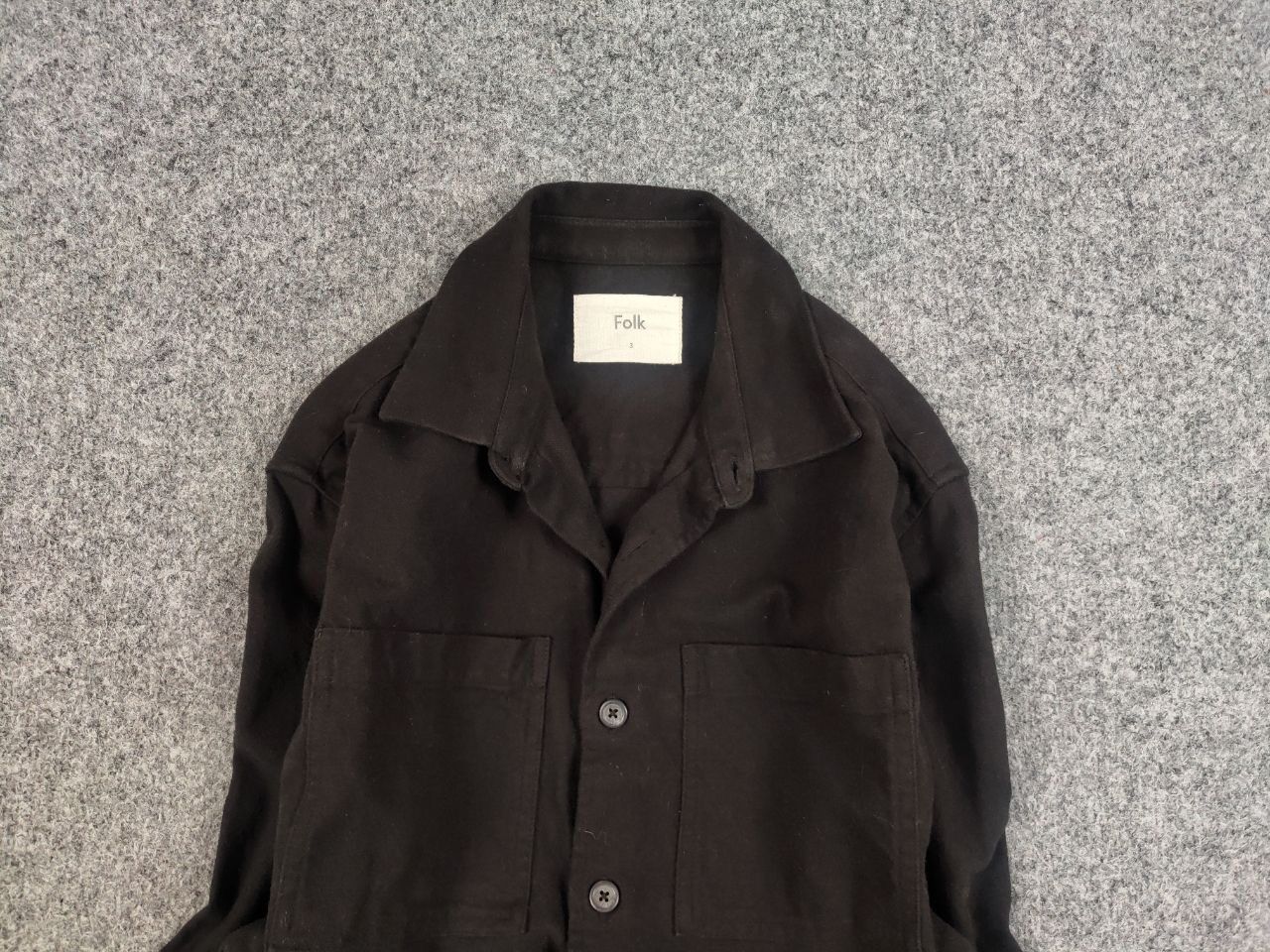 Folk Folk Design Button Long Sleeve Overshirt Pocket Light Jacket Size US M / EU 48-50 / 2 - 8 Thumbnail