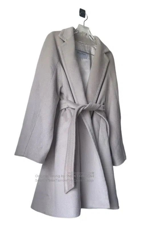 Max Mara MaxMara Camel Wool Mid-Length Coat for Women . Size M / US 6-8 / IT 42-44 - 3 Thumbnail