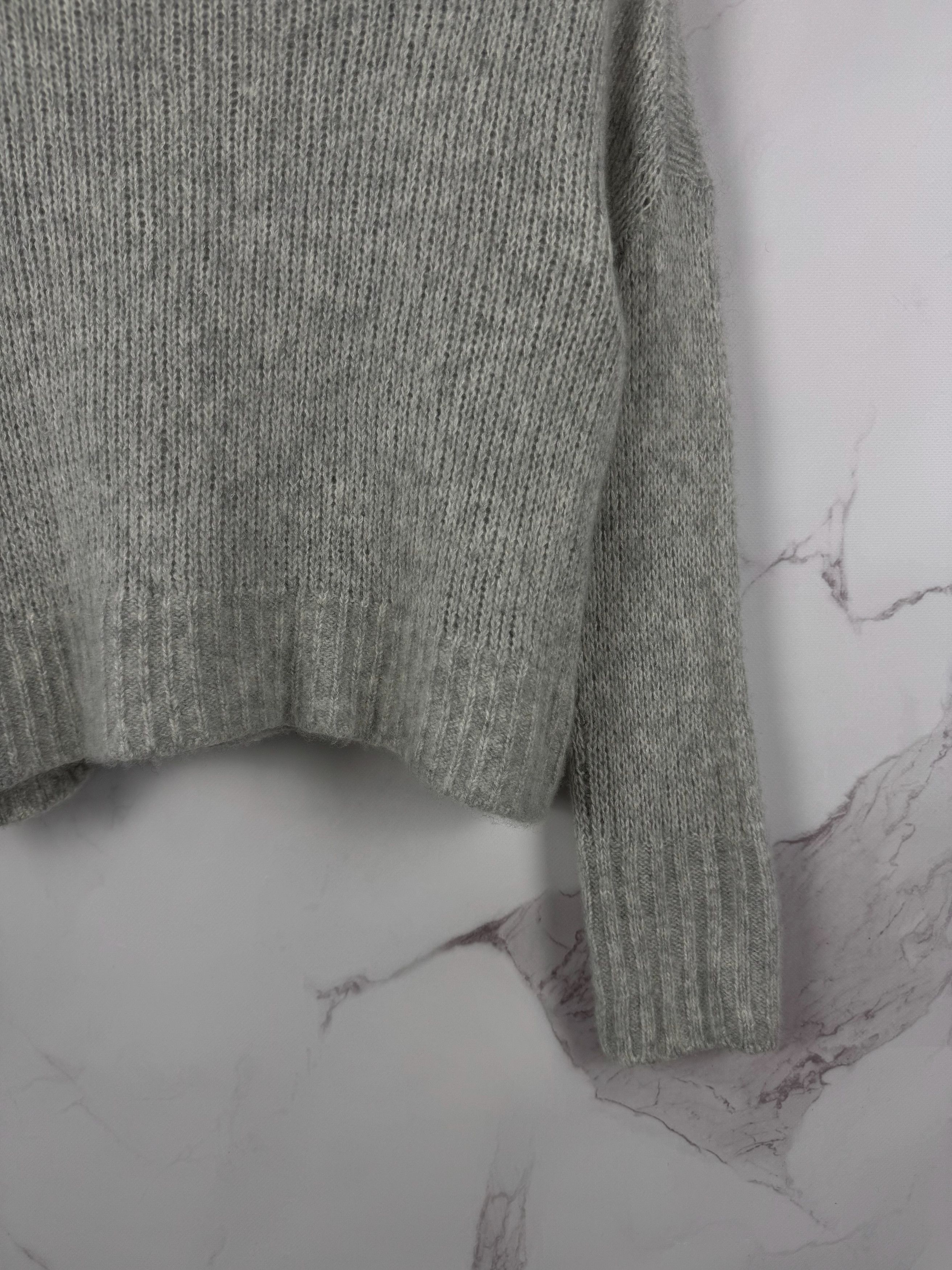 ME+EM ME+EM Cashmere Silk Blend Sweater Gray Casual Style Size M Size M / US 6-8 / IT 42-44 - 8 Thumbnail