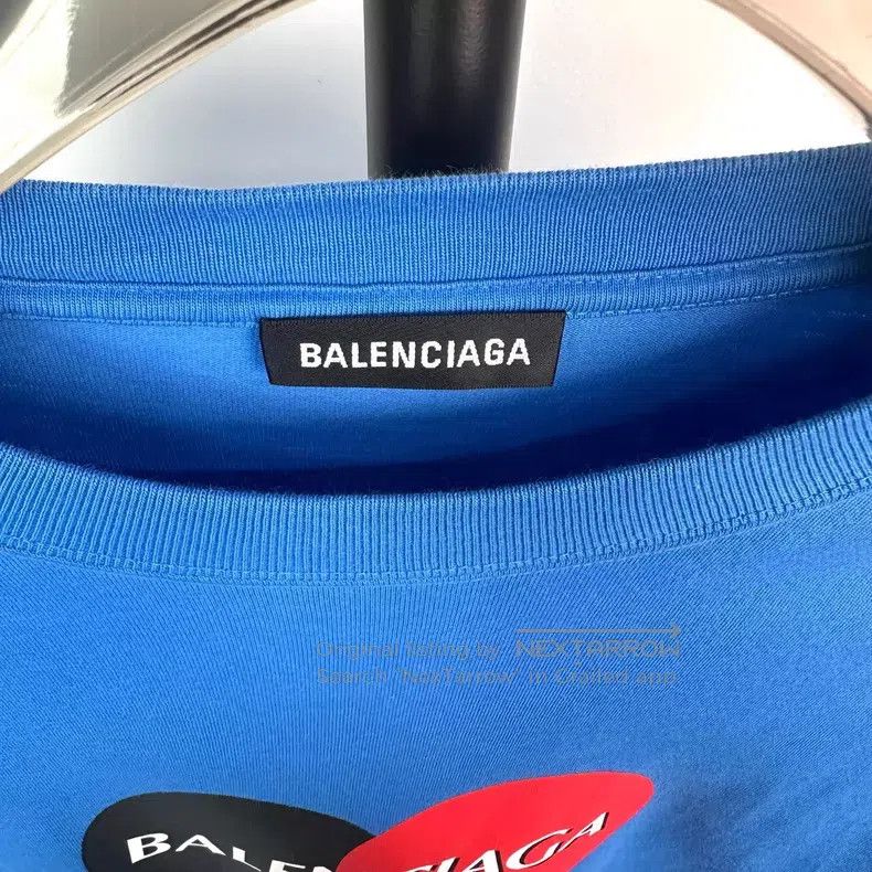 Balenciaga Balenciaga Red and Black Circle Retro Printed Short Sleeve Size US L / EU 52-54 / 3 - 3 Thumbnail