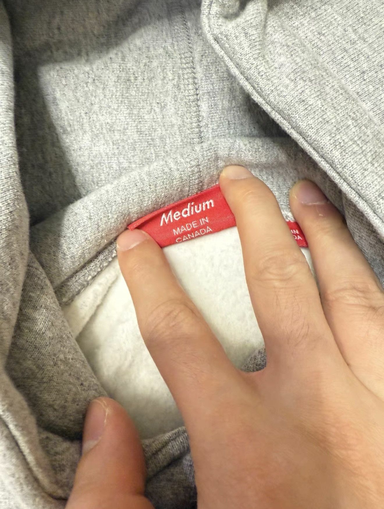 Supreme Supreme fw17 orange on grey box logo hooded sweatershirt Size US M / EU 48-50 / 2 - 6 Thumbnail