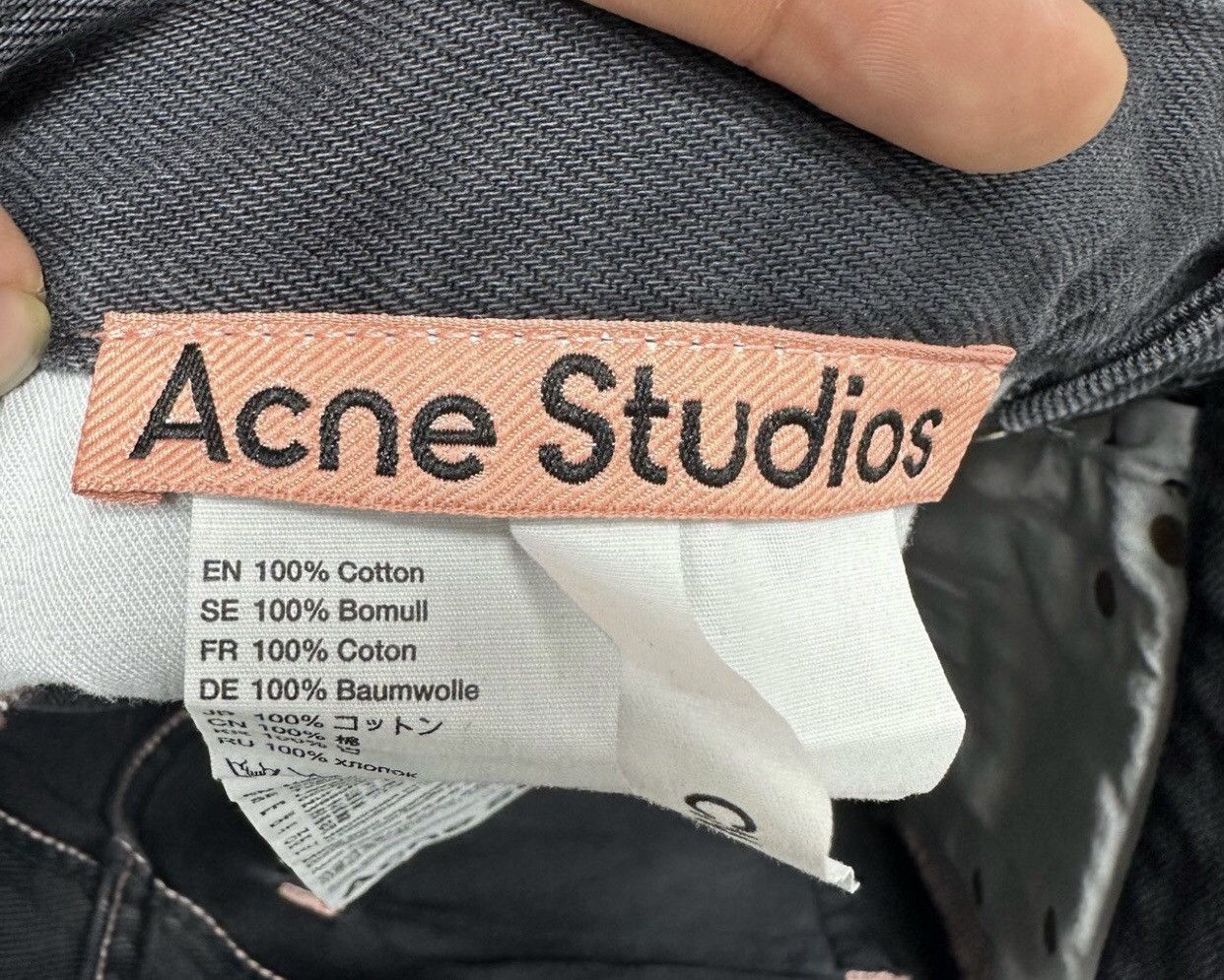 Acne Studios Acne studios Denim cropped jeans 2412-Nextarrow Size US 32 / EU 48 - 3 Thumbnail